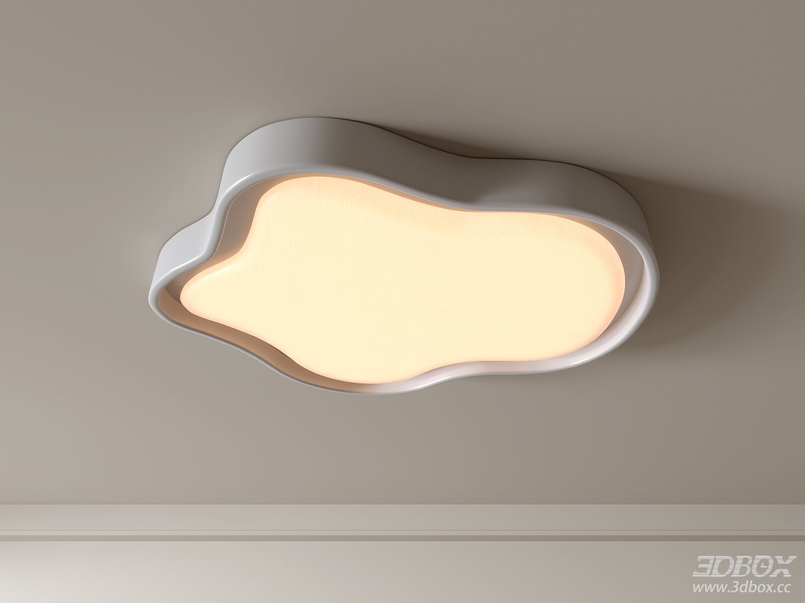 Modern Geometric Ceiling Light with Artistic Design