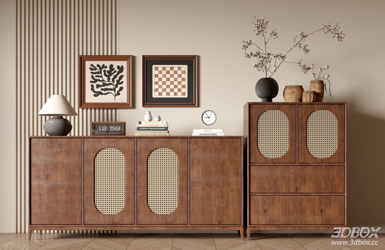 Vintage Sideboard Cabinet
