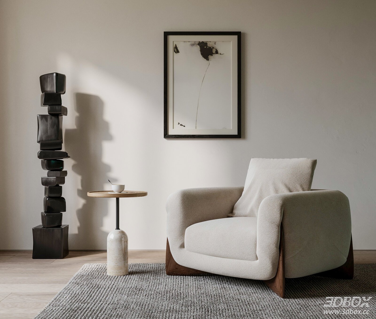 Porada Fabric Single Sofa