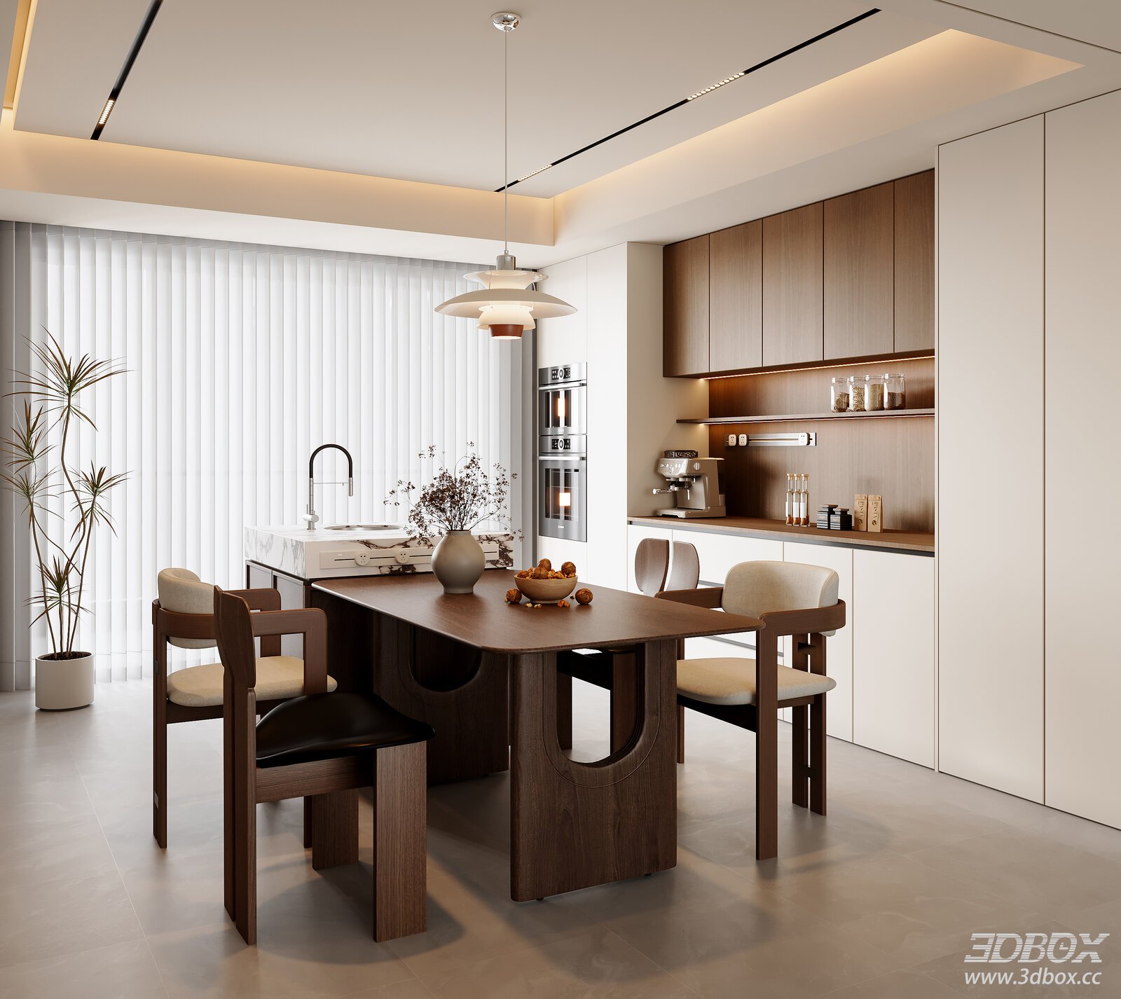 Modern - Mid - Century Style Dining Room