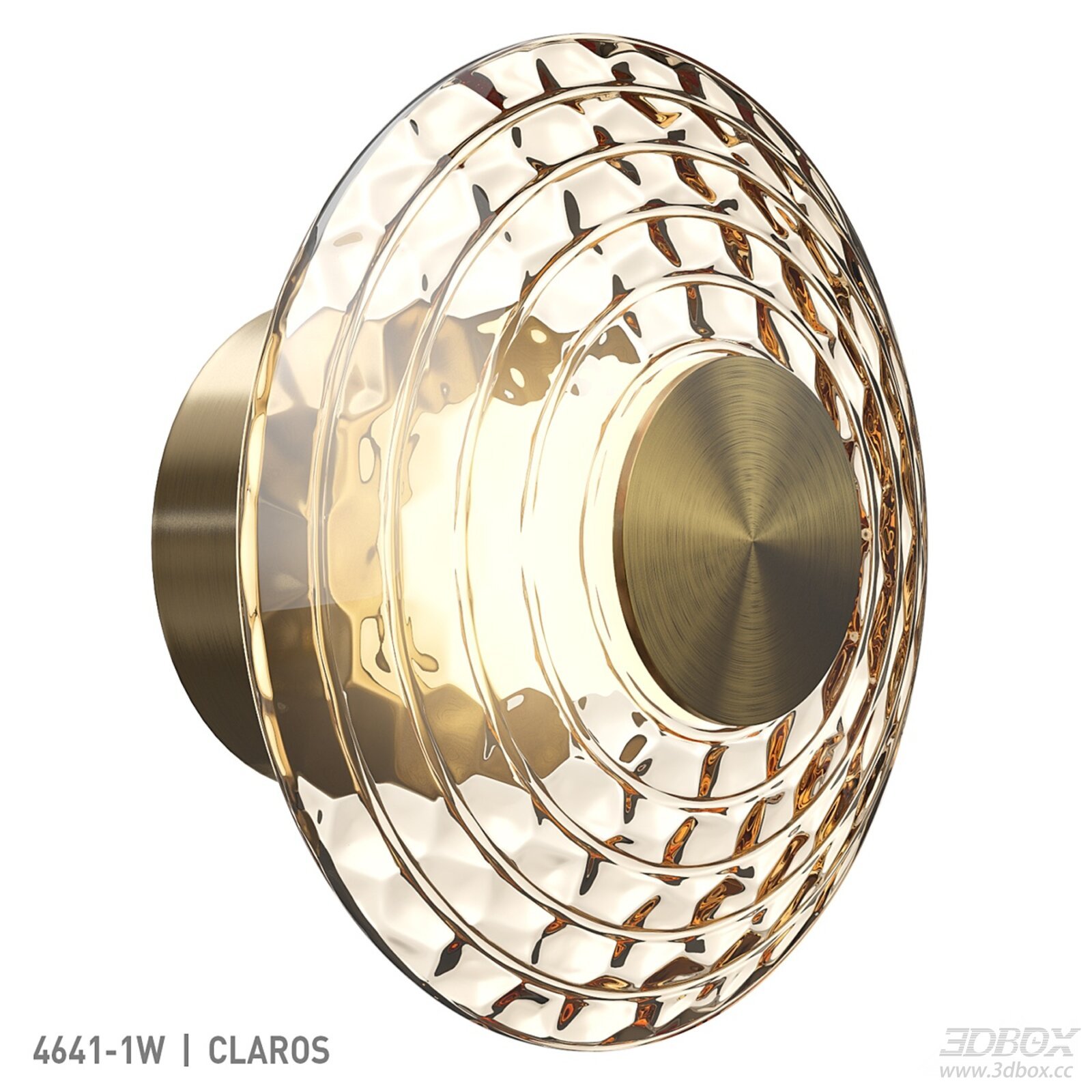 Modern Wall Light with Metallic Texture