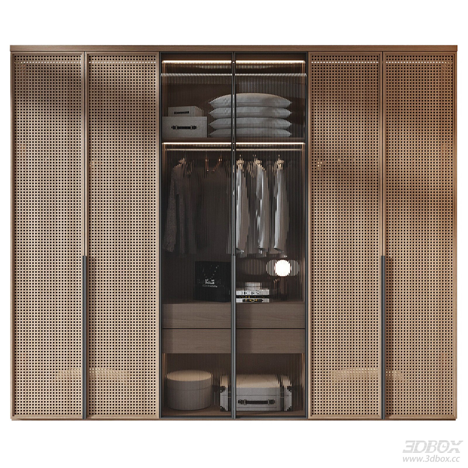Modern Sliding - Door Wooden Wardrobe