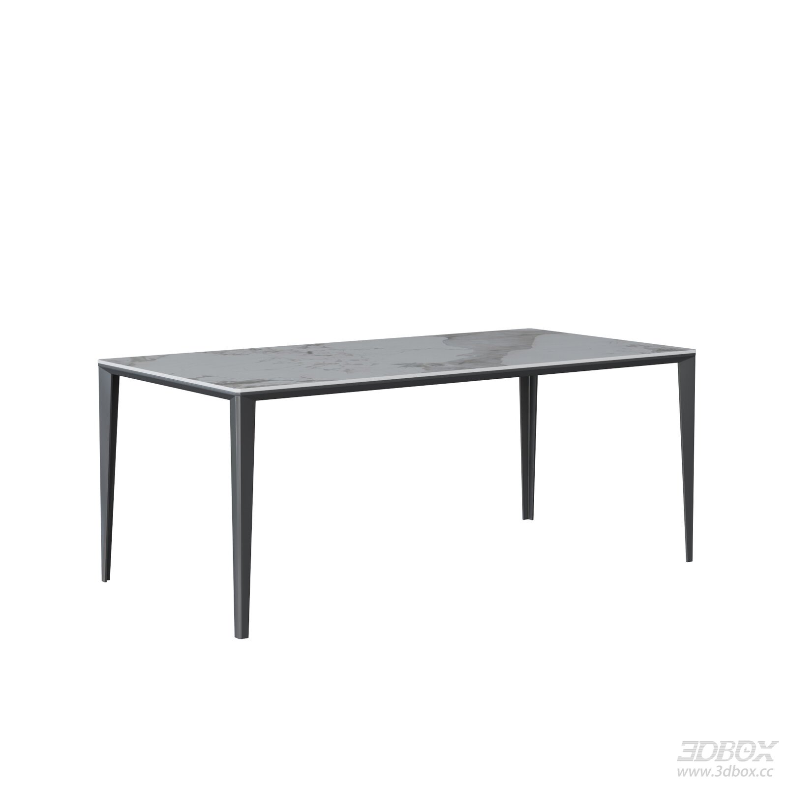 Modern Dining Table with Marble Top