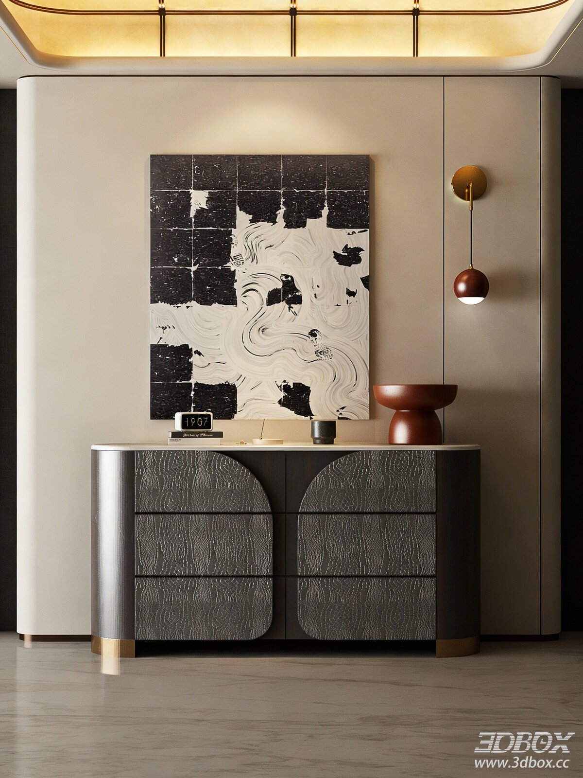 Italian Light Luxury Sideboard