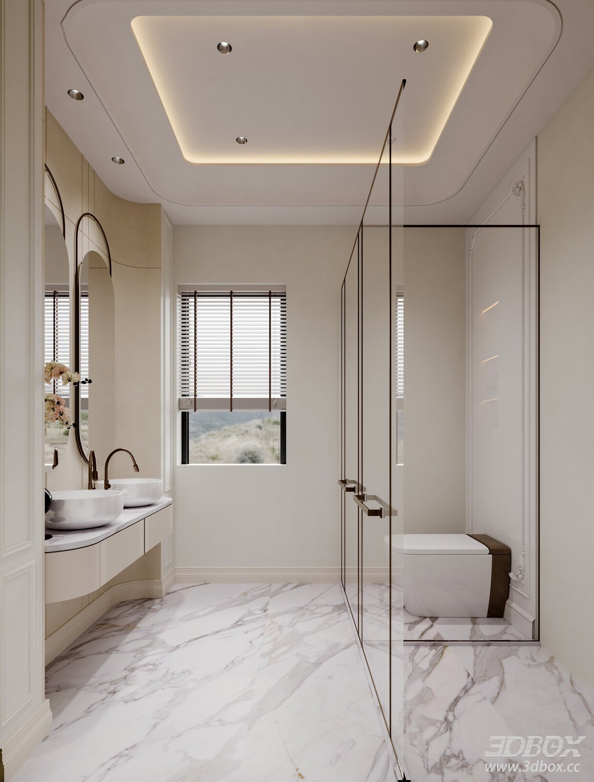 Light French - style Bathroom