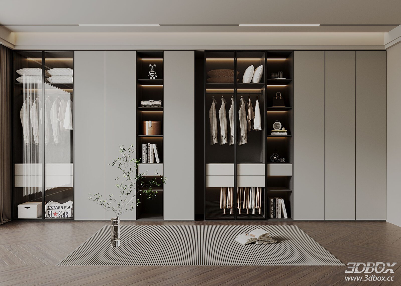 Modern Italian Light Luxury Wardrobe