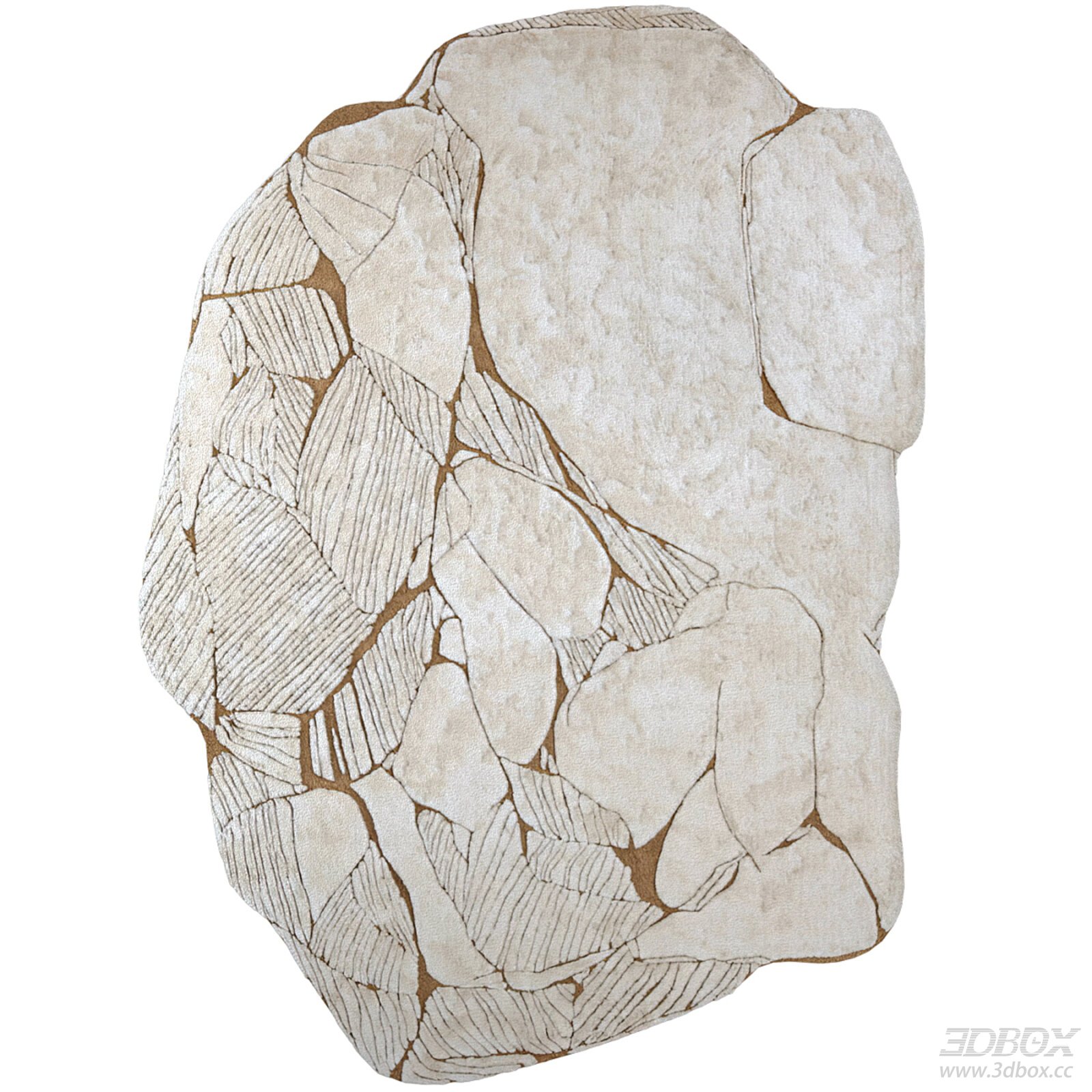 Irregular - shaped Carpet with Fractal Pattern