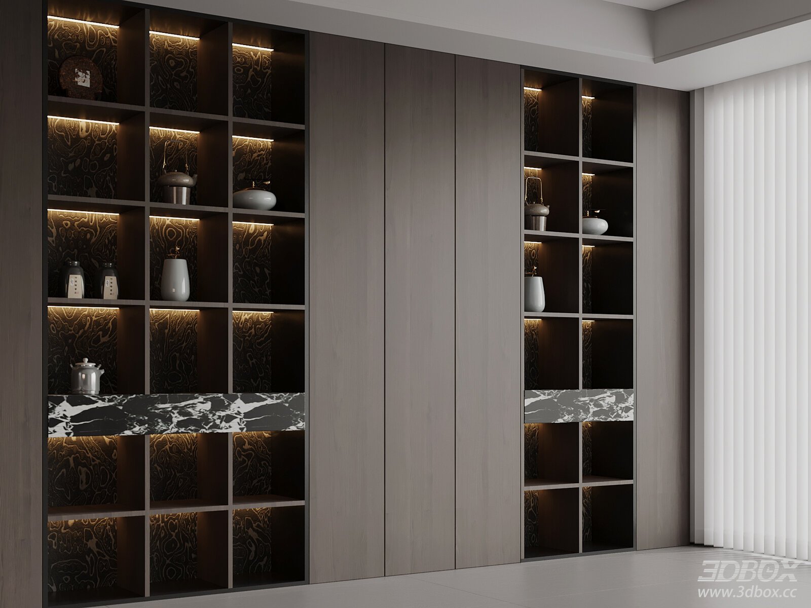 Italian - style Tea Cabinet