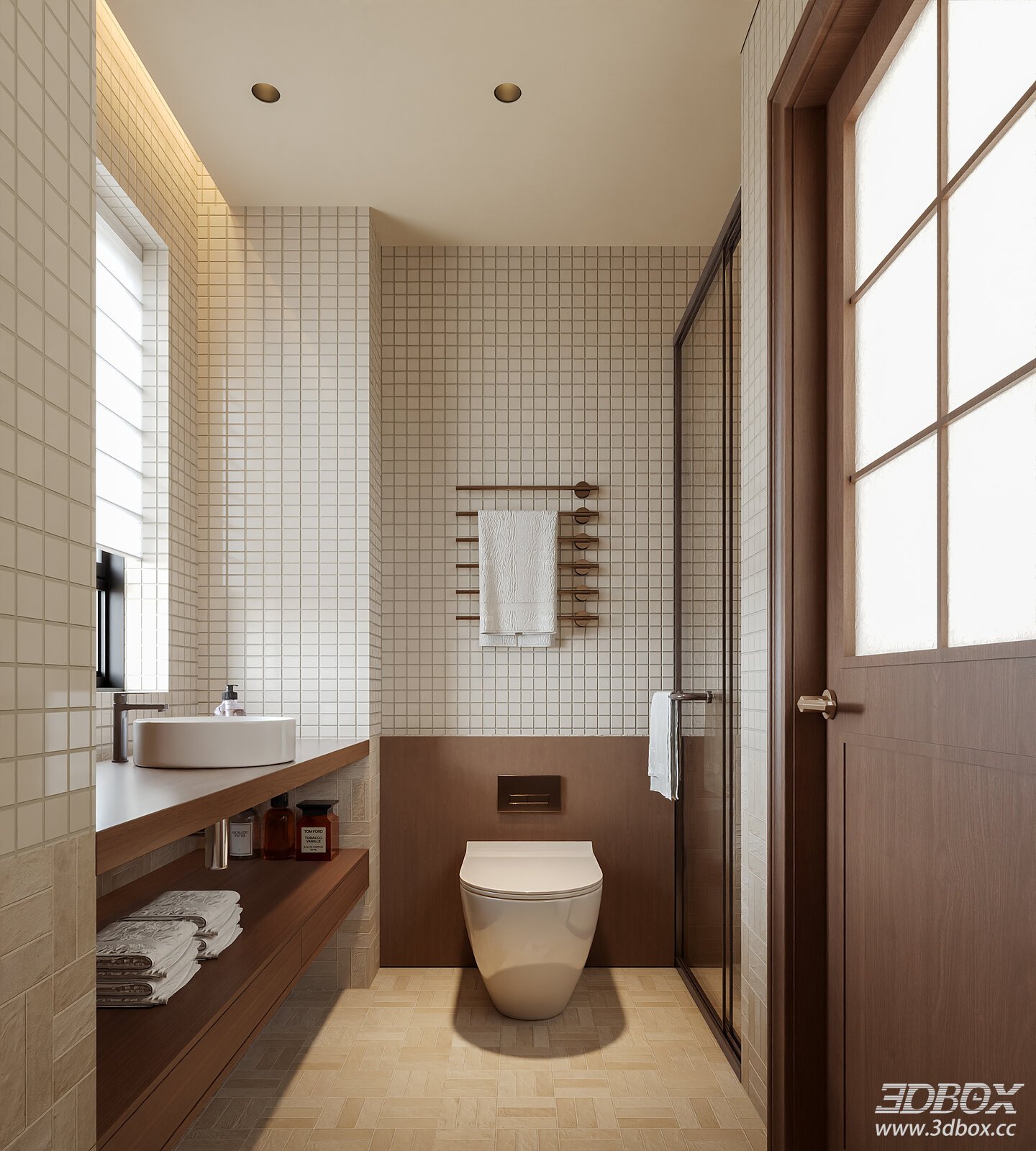 Modern Bathroom with Simple Design