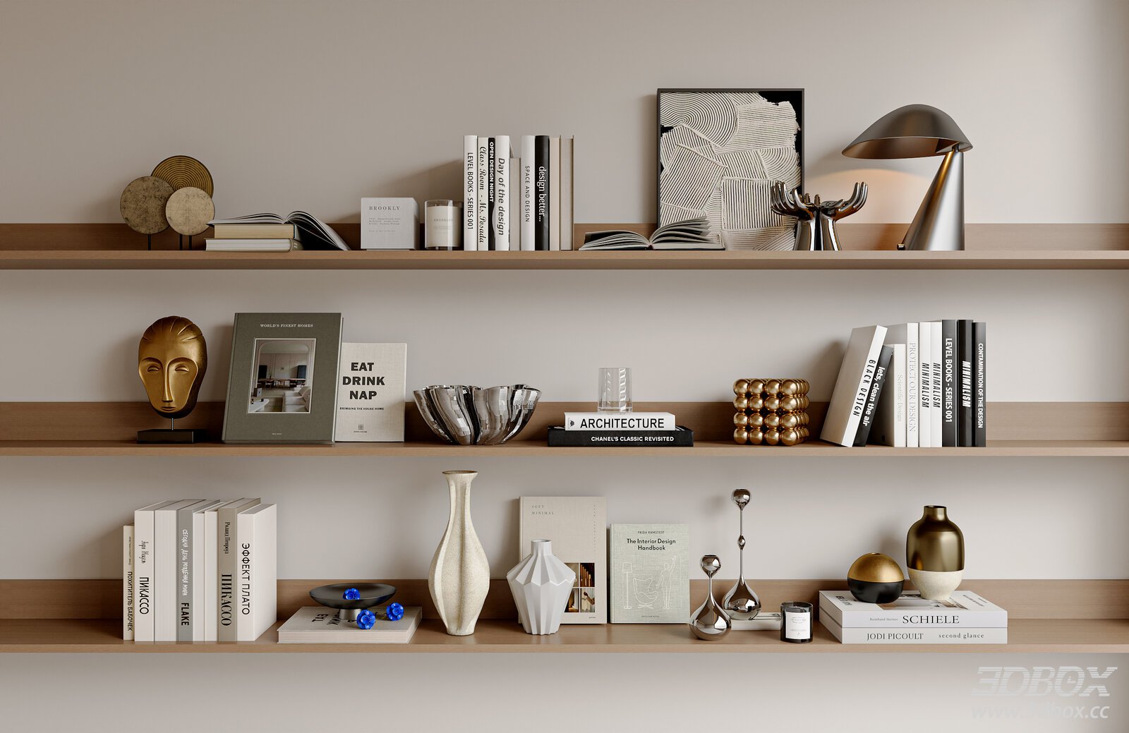 Modern Minimalist Decoration Set for Shelf
