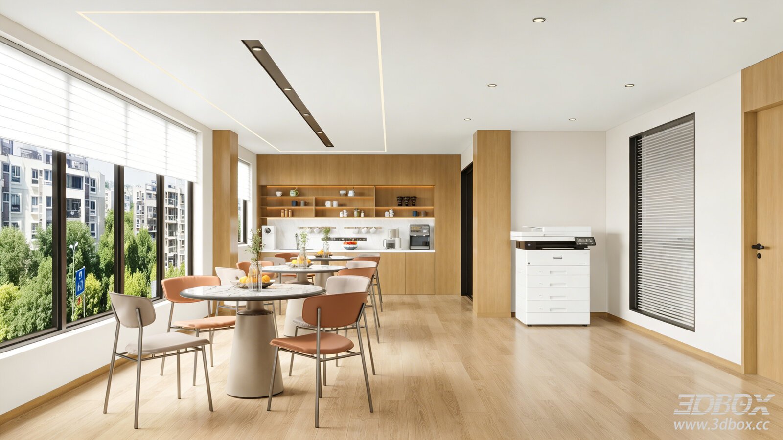 Modern Reception and Lounge Area