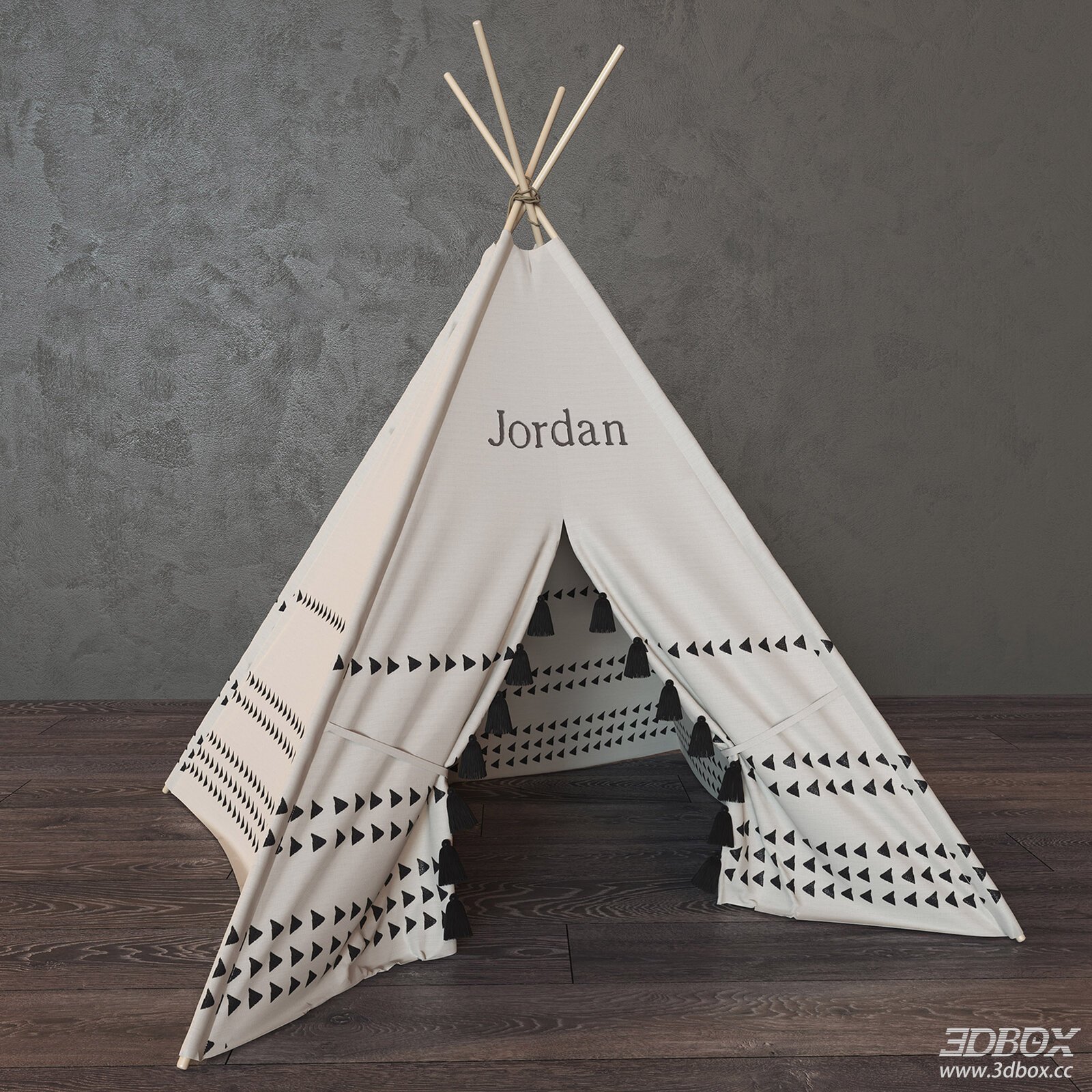 Bohemian - style Kids Teepee Tent