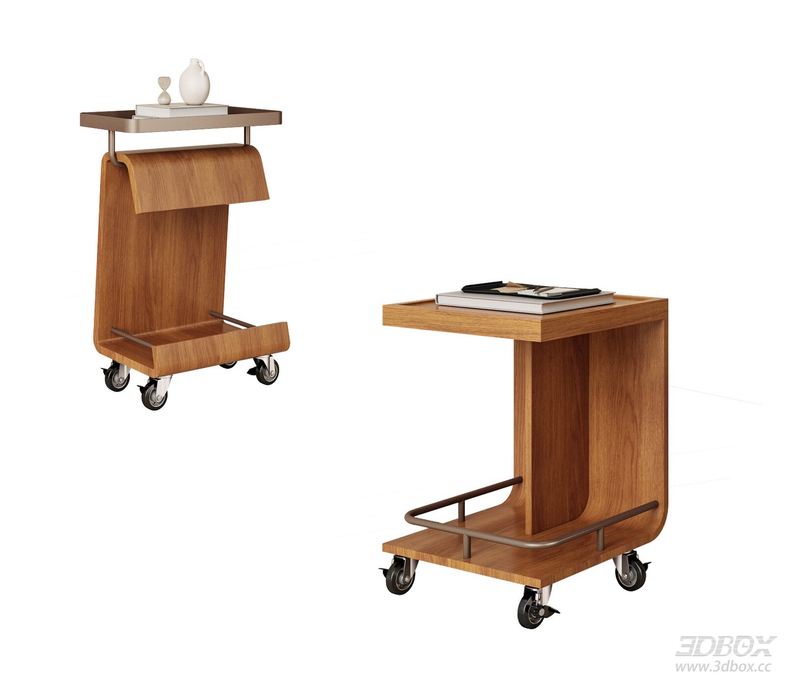 Wabi - Sabi Style Movable Side Table