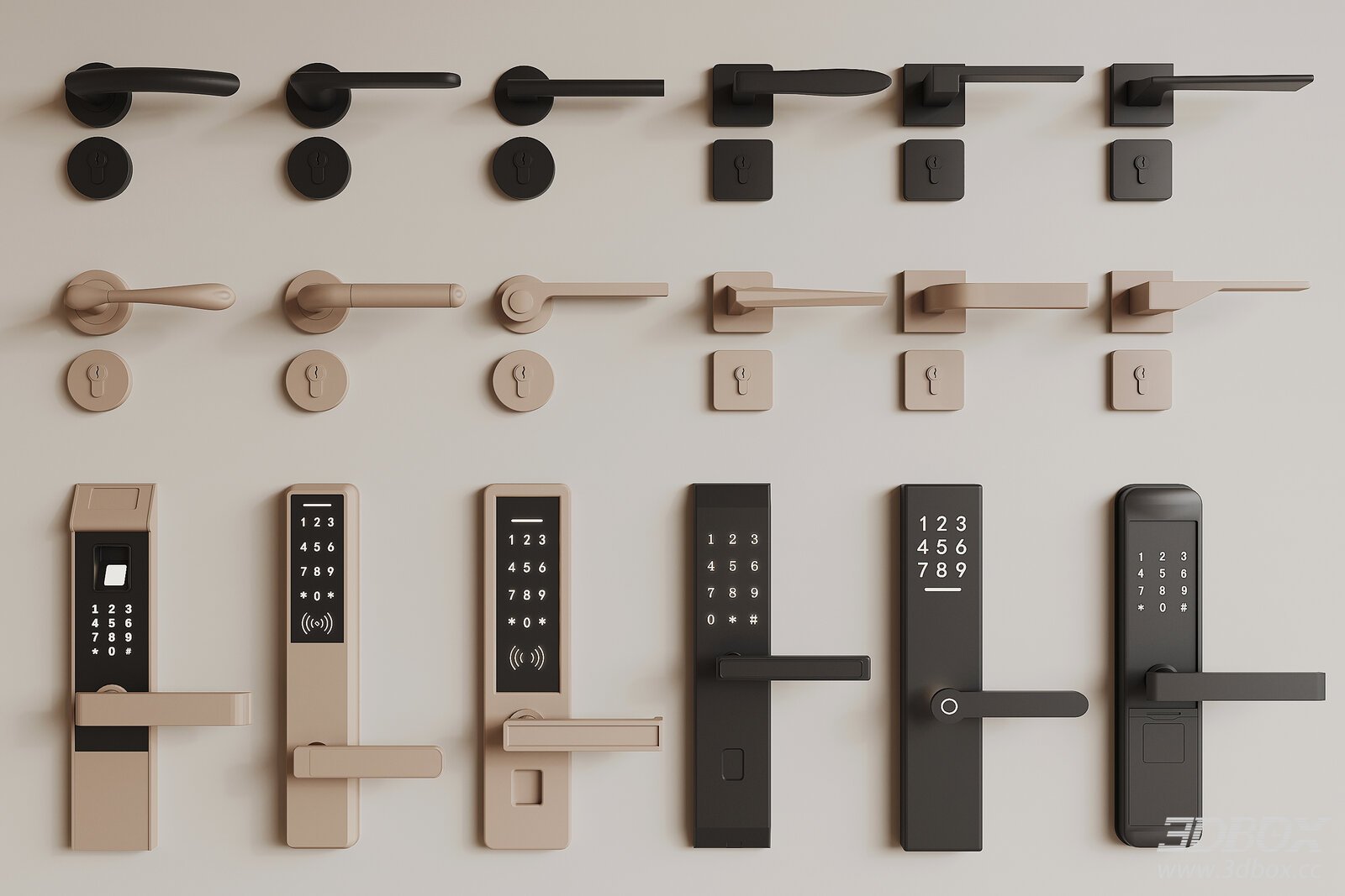 Modern Door Handles and Locks