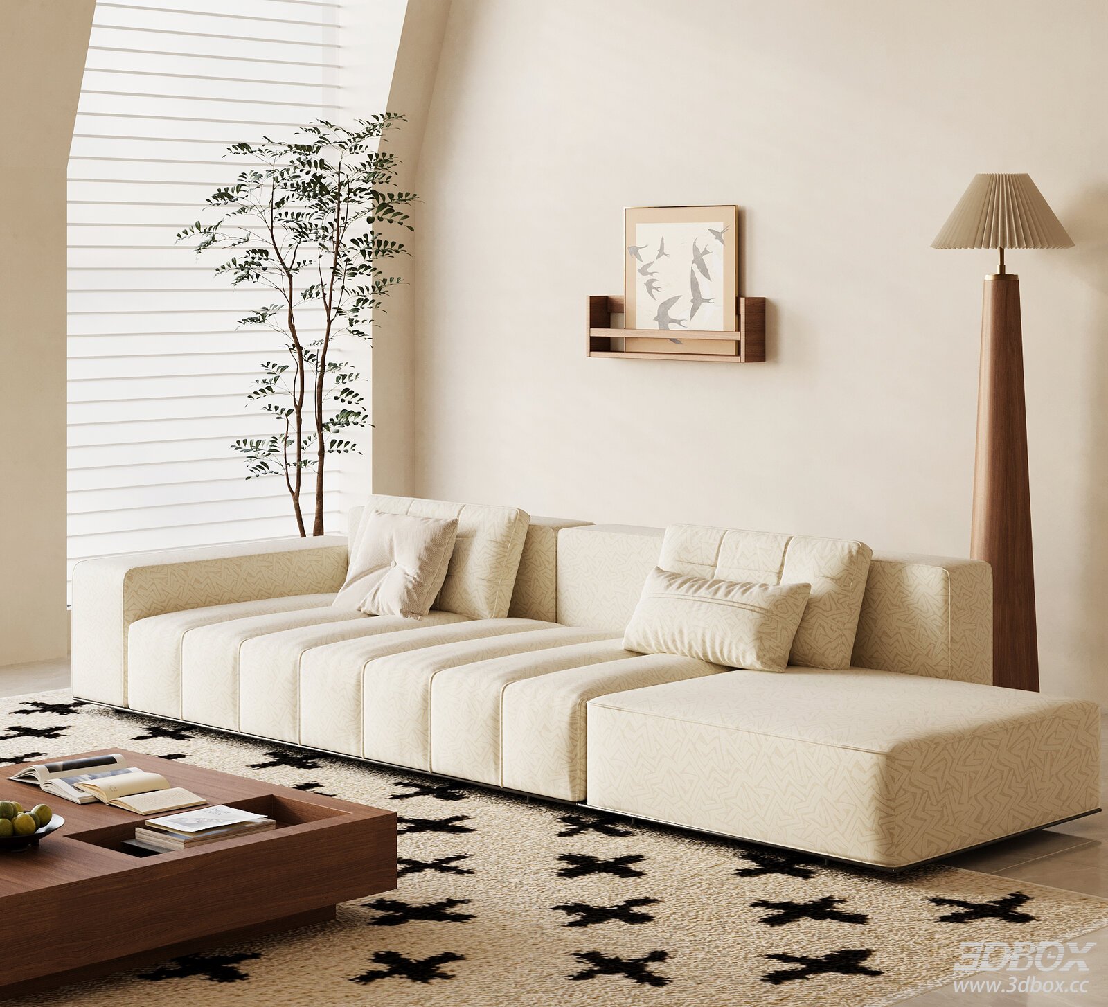 Modern - Mid - Century Style Sofa Set