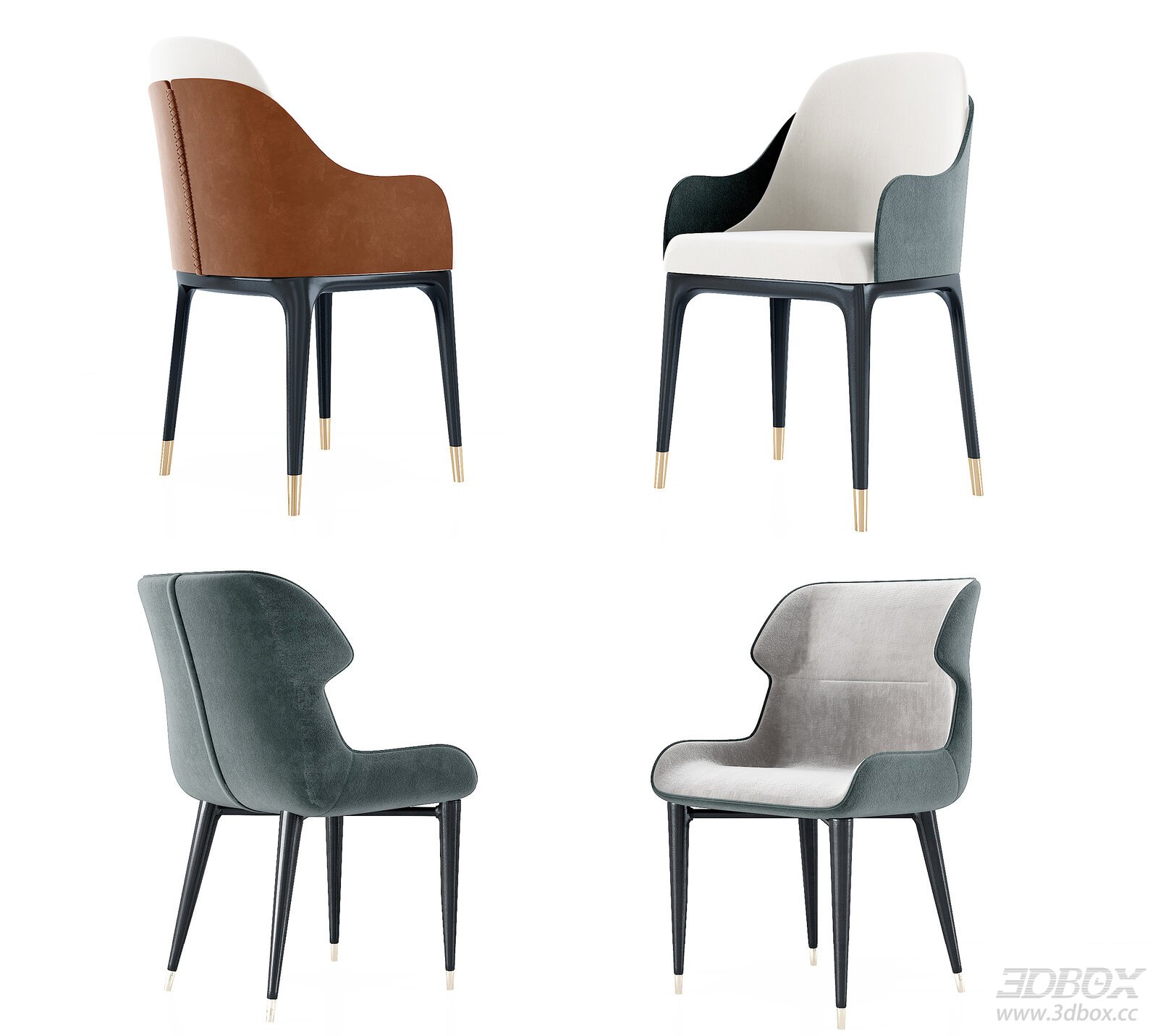 Modern Upholstered Armchair