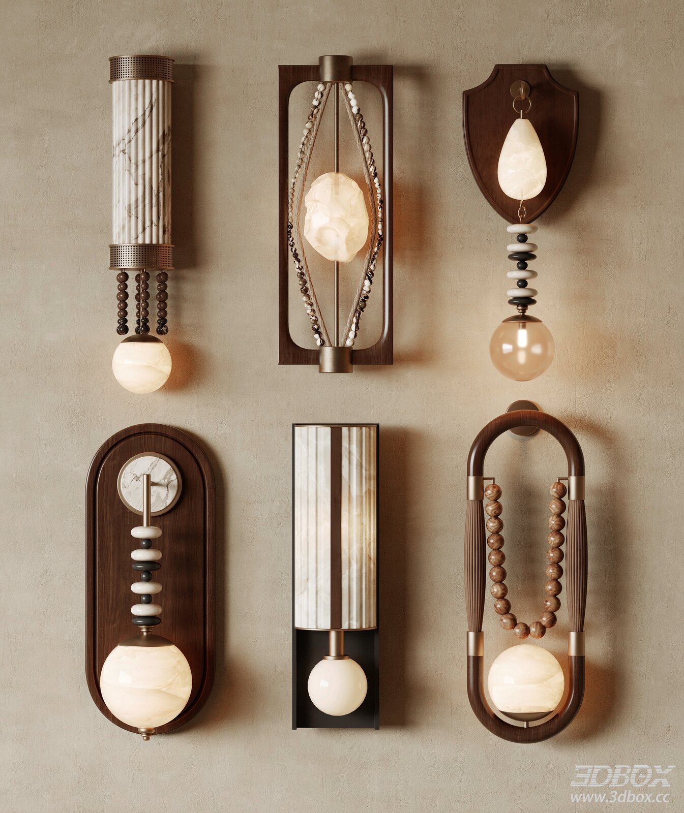 Vintage - style Wall Lamp Set