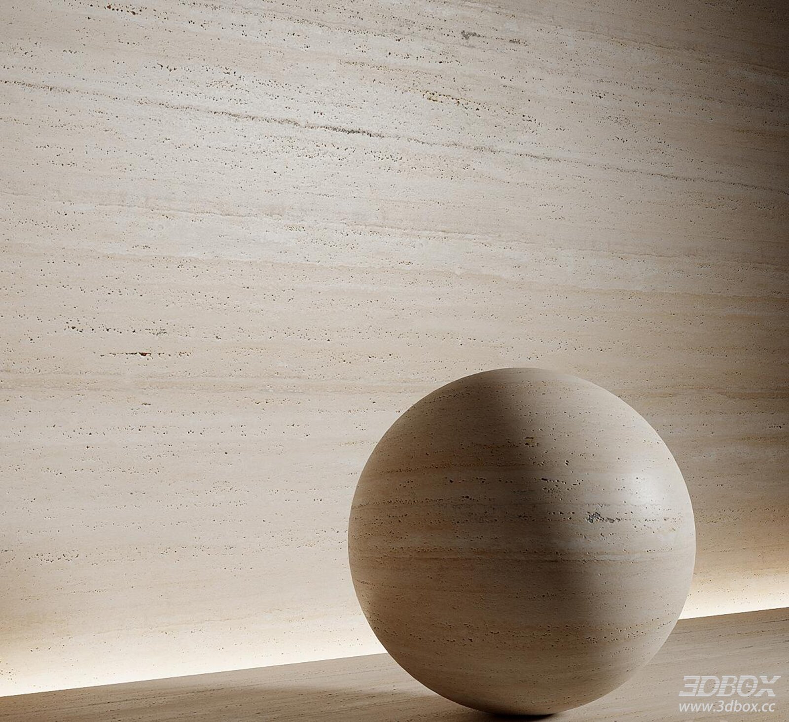 Travertine Material Sphere Decoration