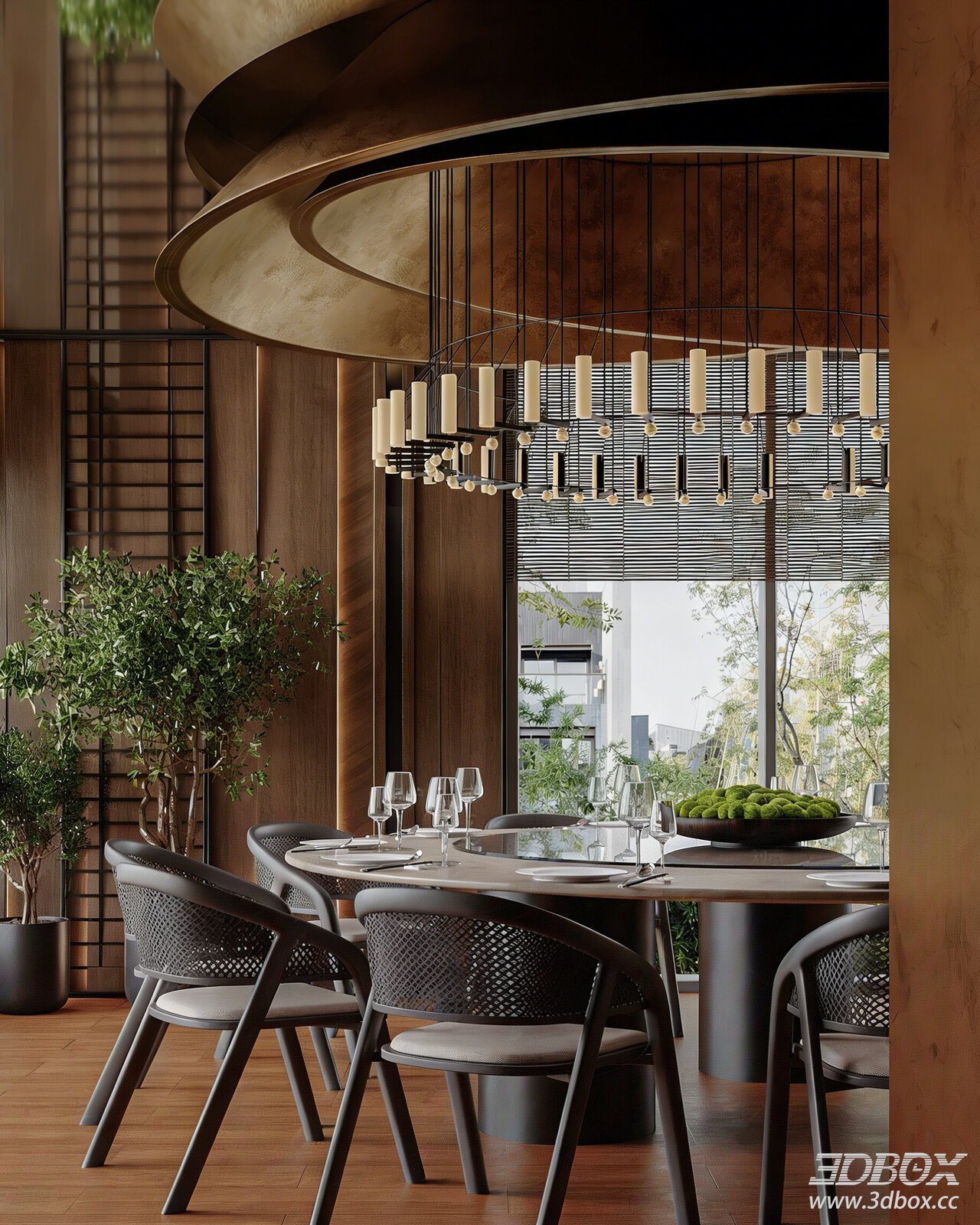 Modern Minimalist Restaurant Private Room