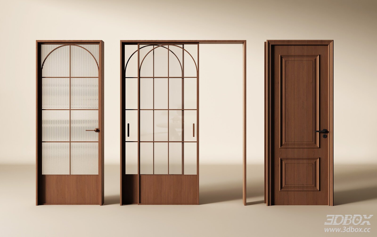 Mid - century Style Sliding and Swing Doors