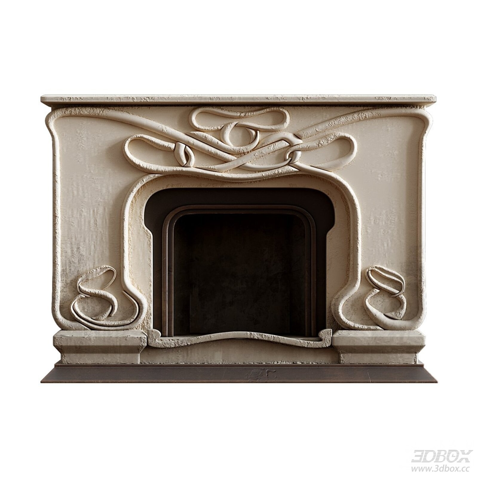 Art Nouveau - style Fireplace