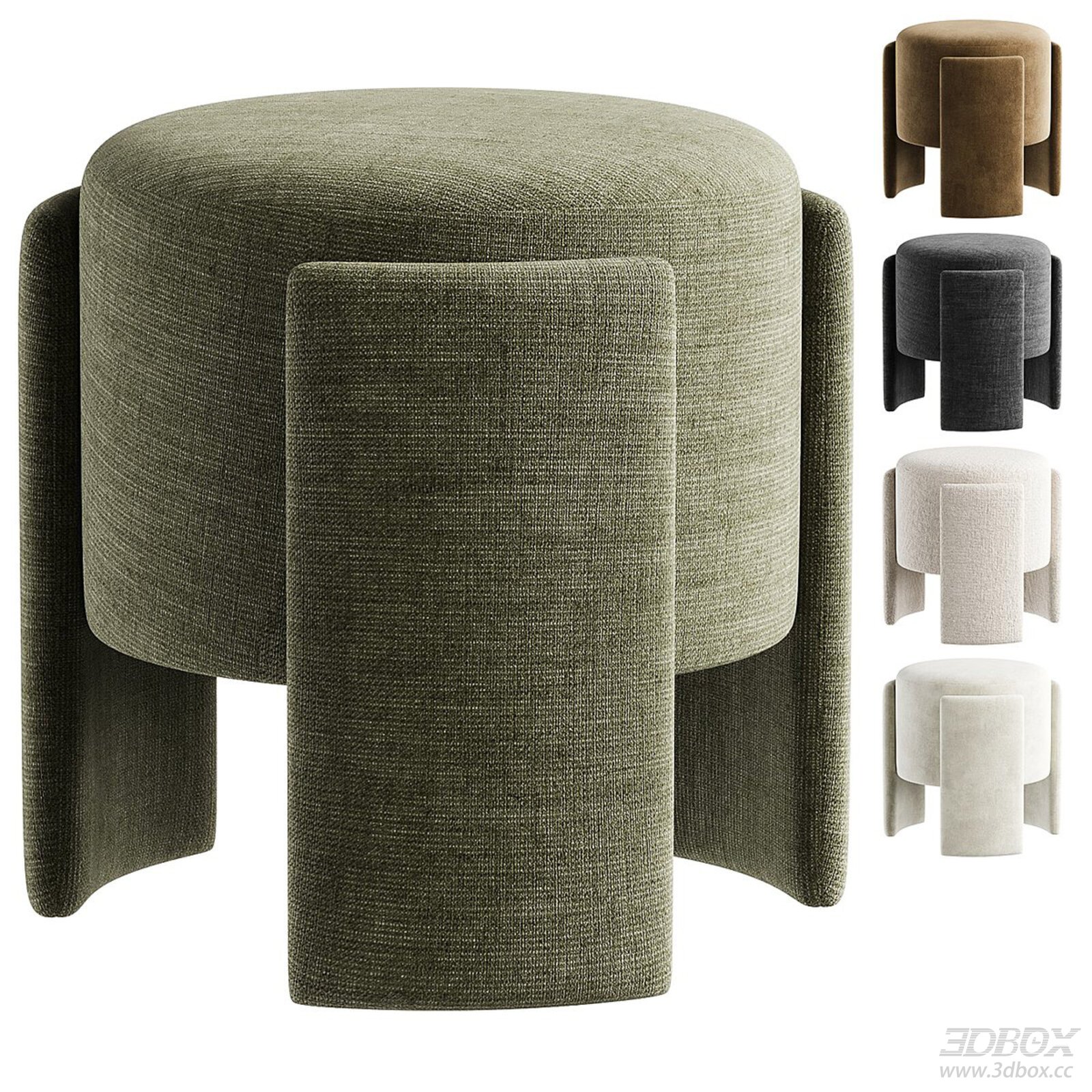 Modern Upholstered Stool