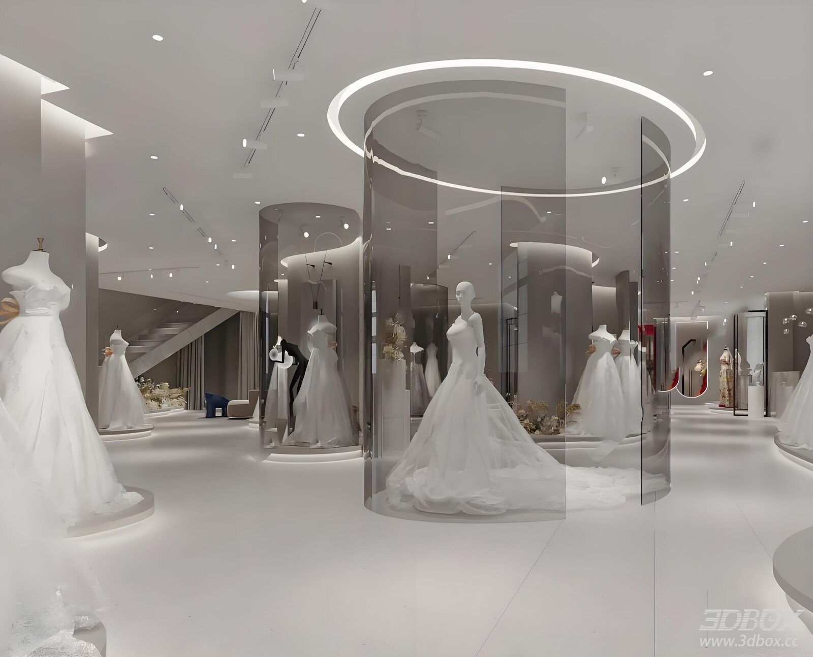 Modern Bridal Shop Interior