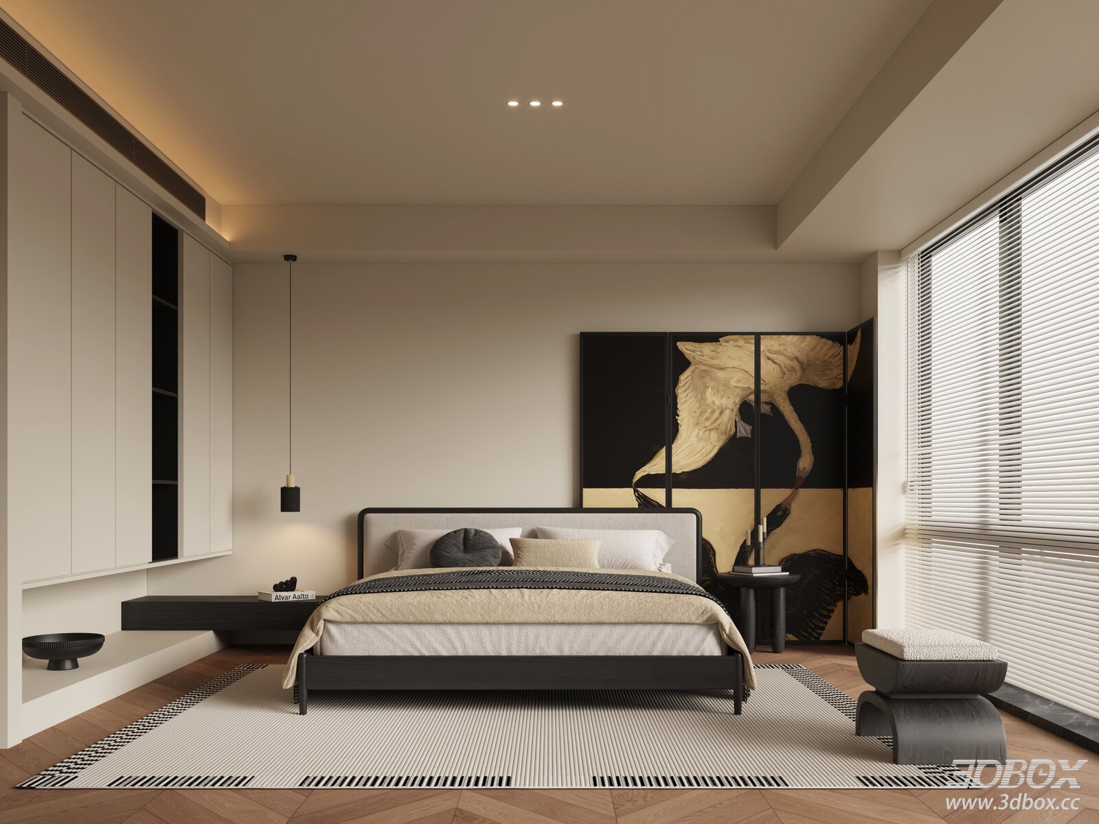 Modern - Mid - Century Bedroom