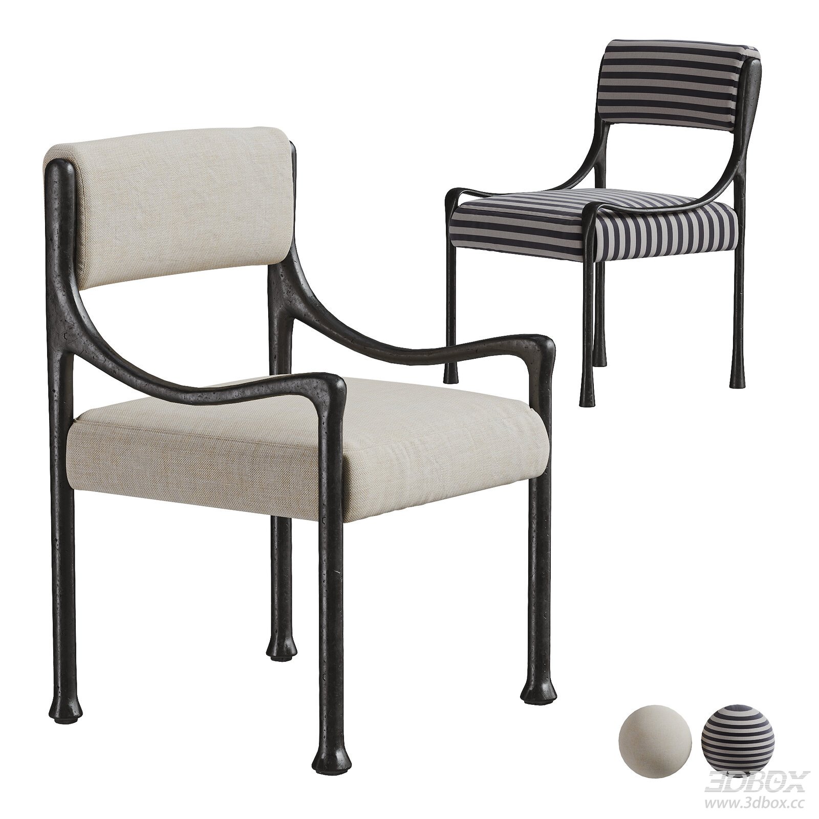 French Mid - Century Armchairs