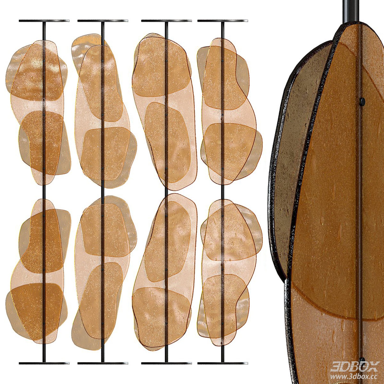 Abstract Acrylic Room Divider