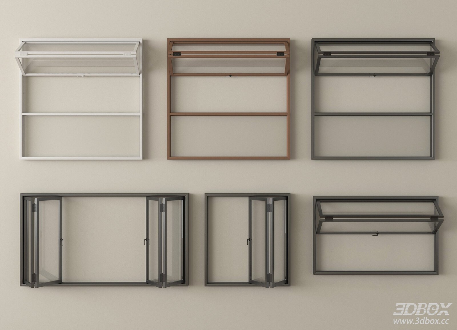 Chinese - style Folding Windows