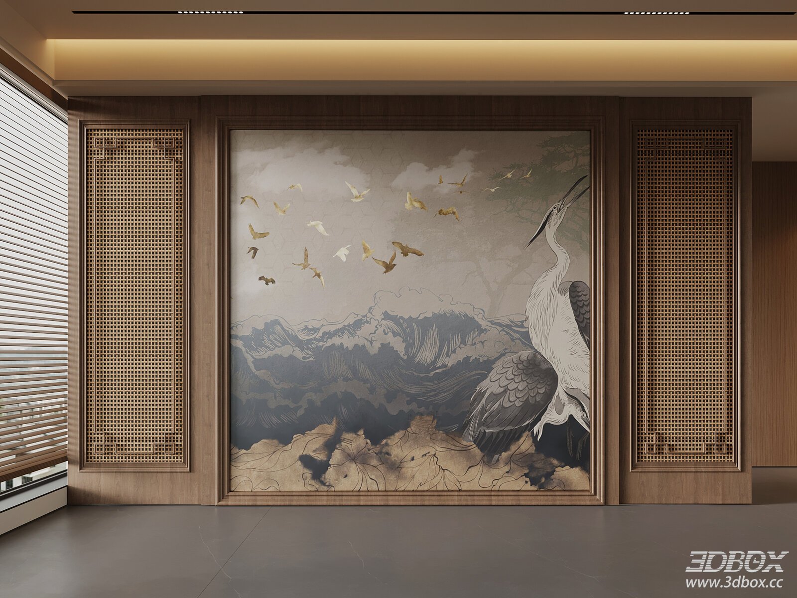 Chinese - style Background Wall