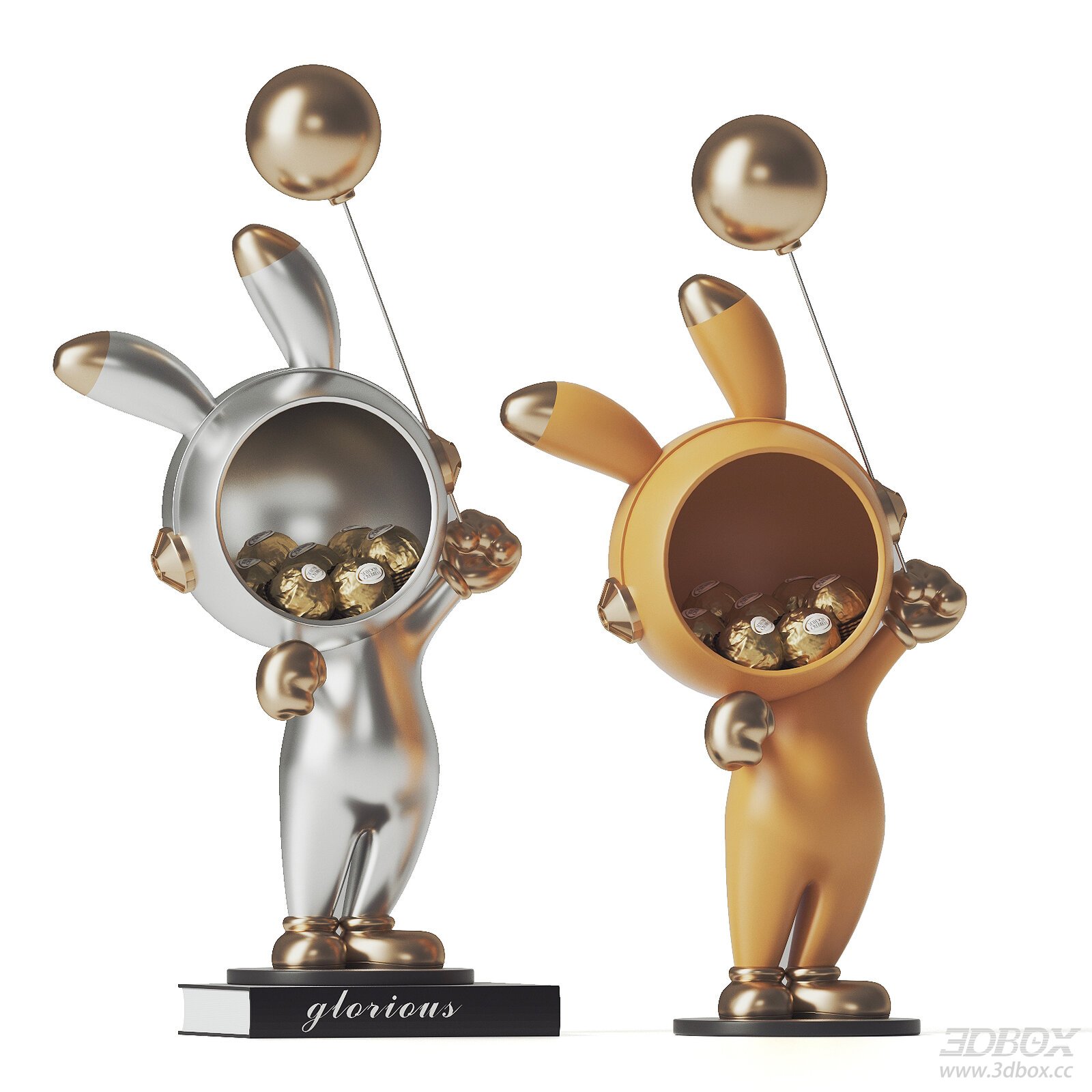 Modern Bunny - shaped Storage Ornaments