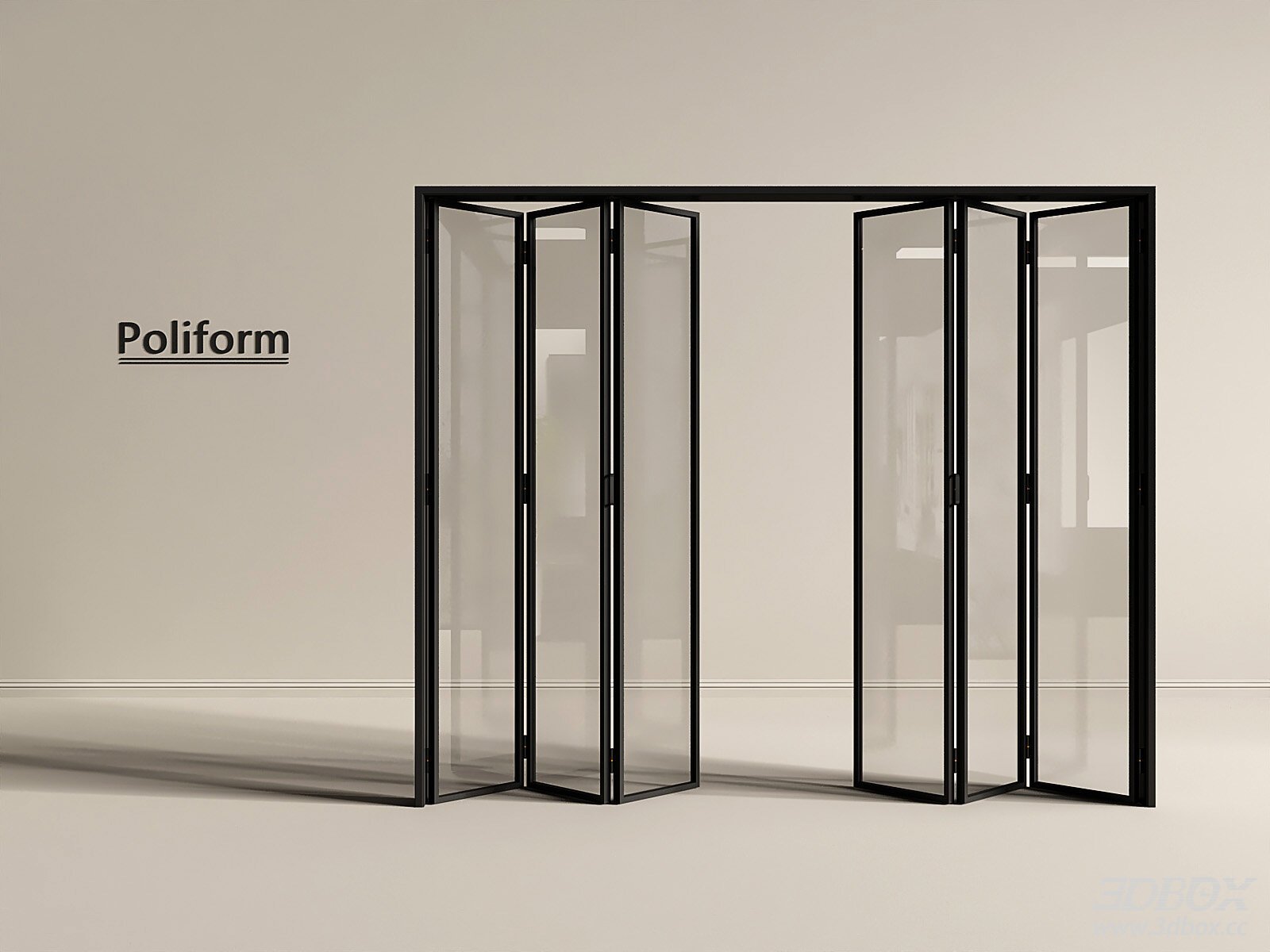 Modern Glass Folding Door