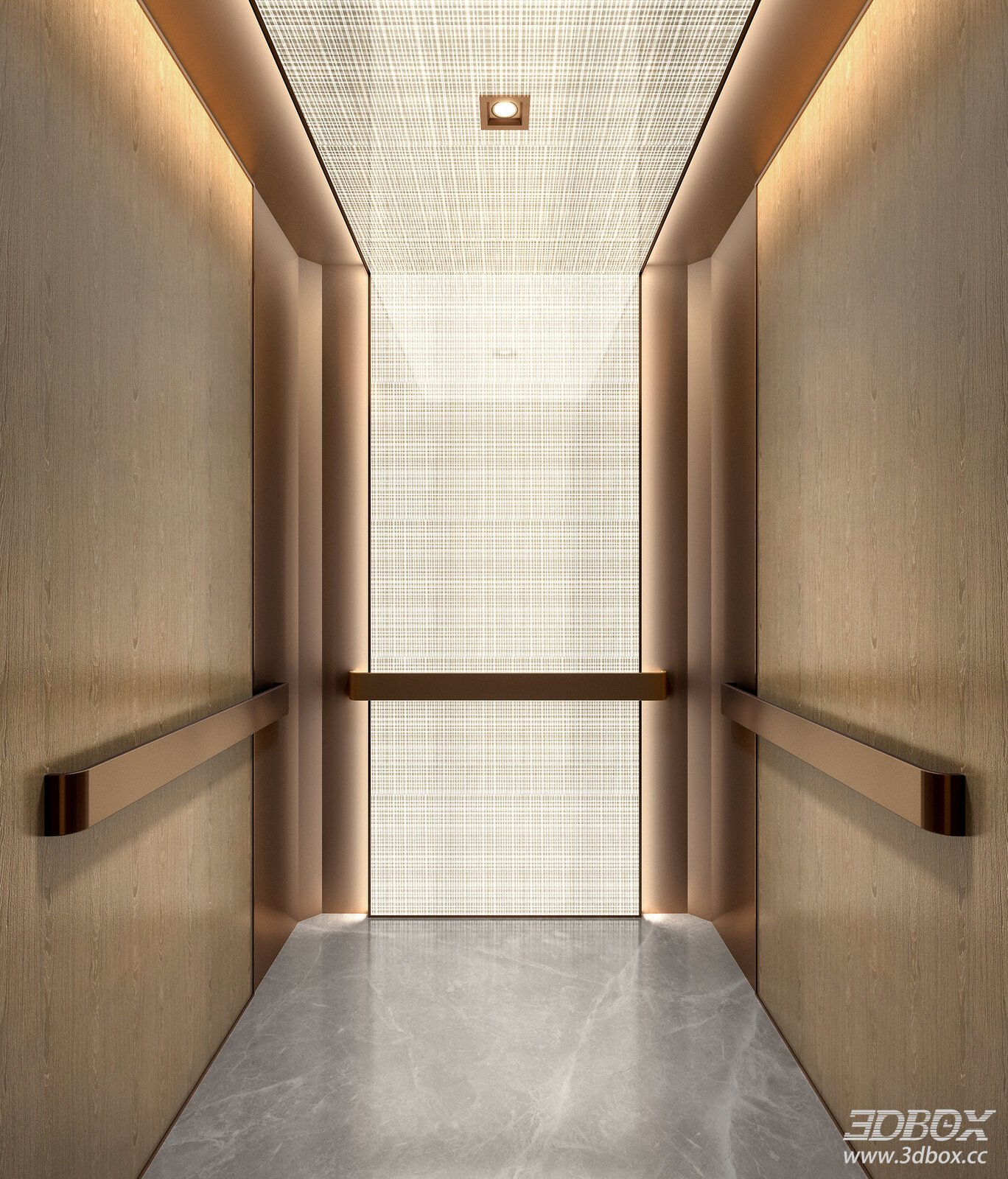 Modern Elevator Cab Interior