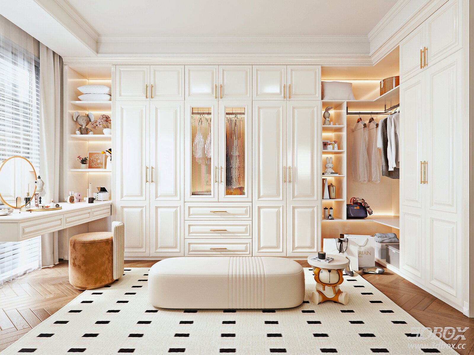 European - style Dressing Room