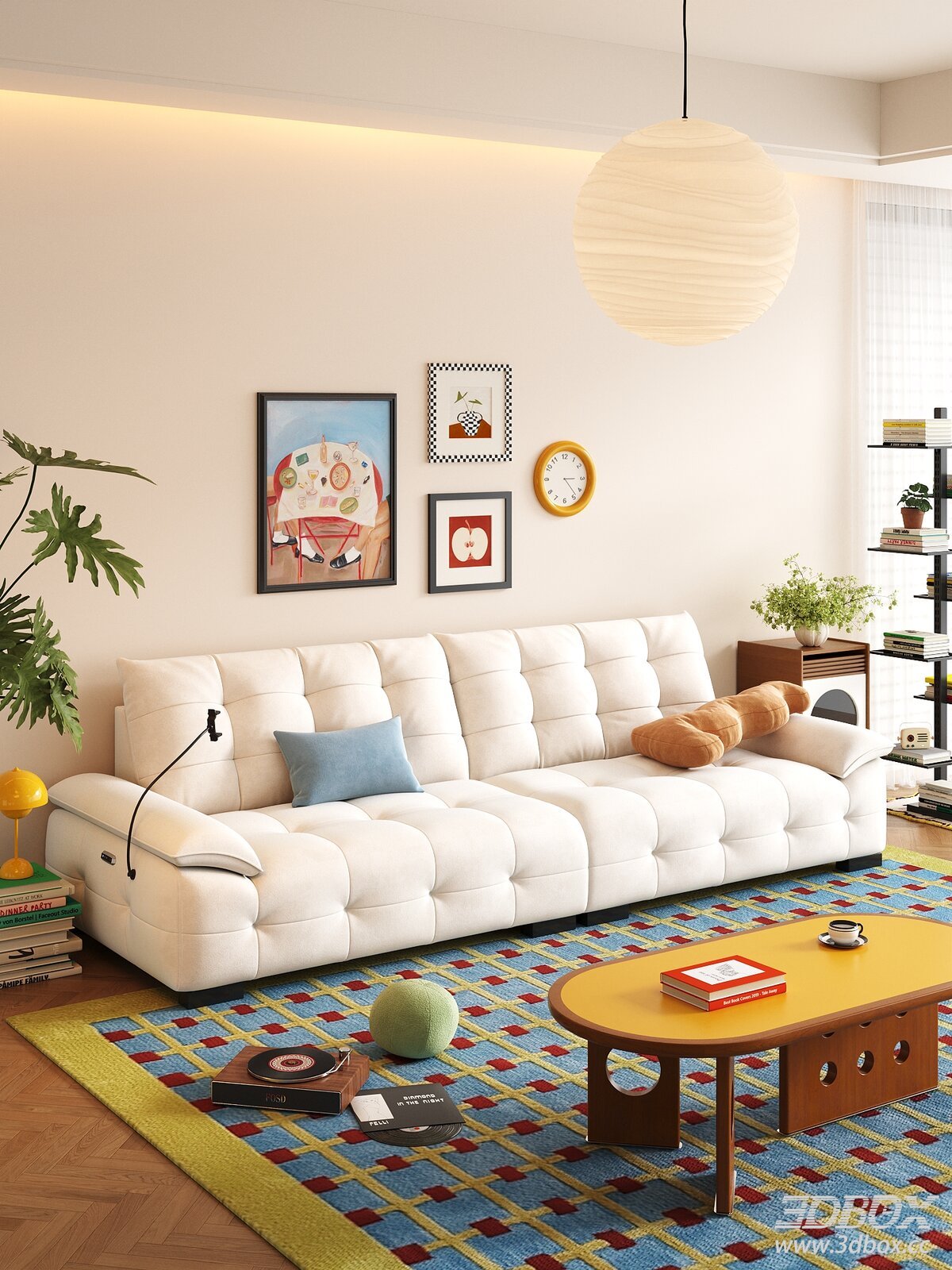 Bauhaus Style Living Room Sofa Set