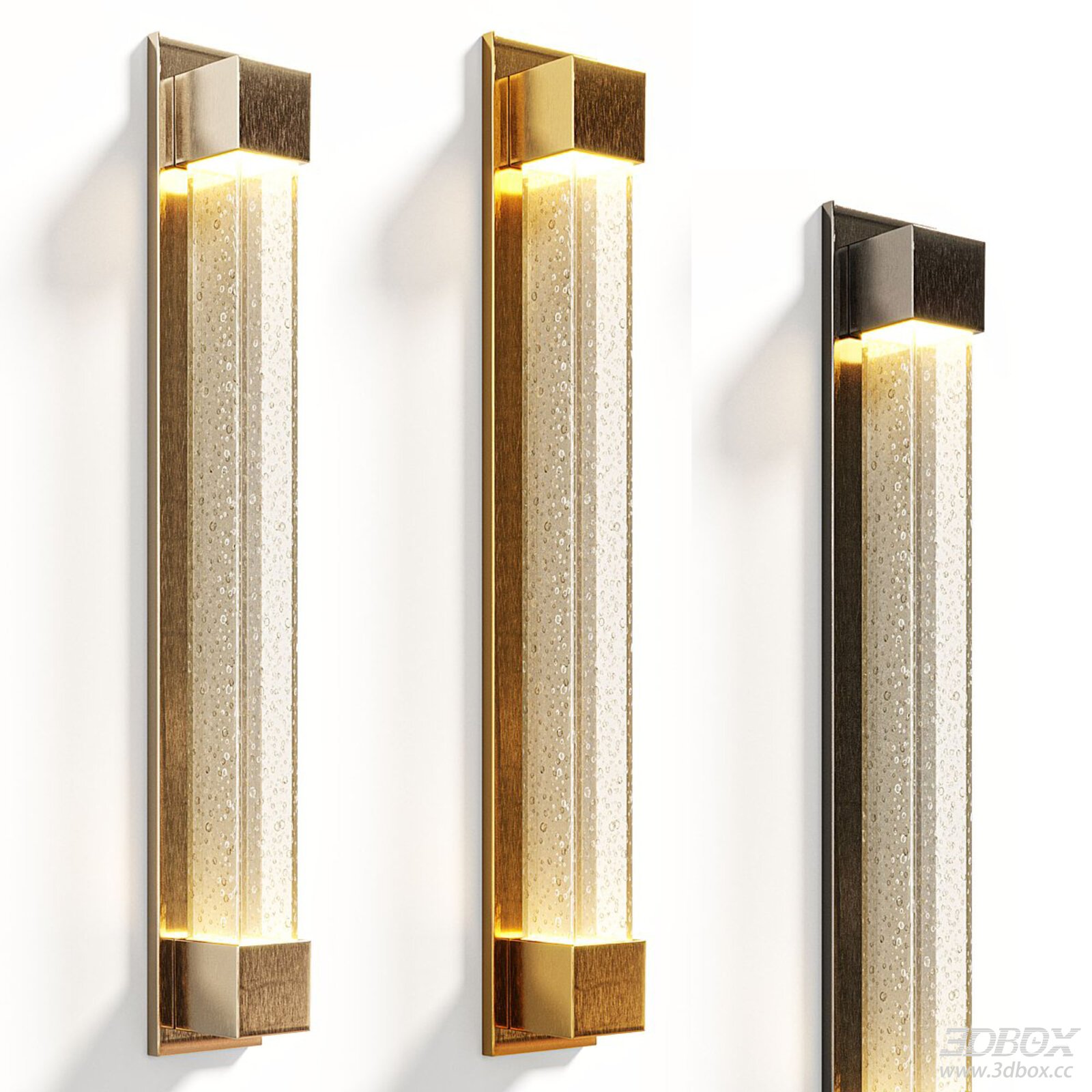 Modern Wall Sconce with Glass Element