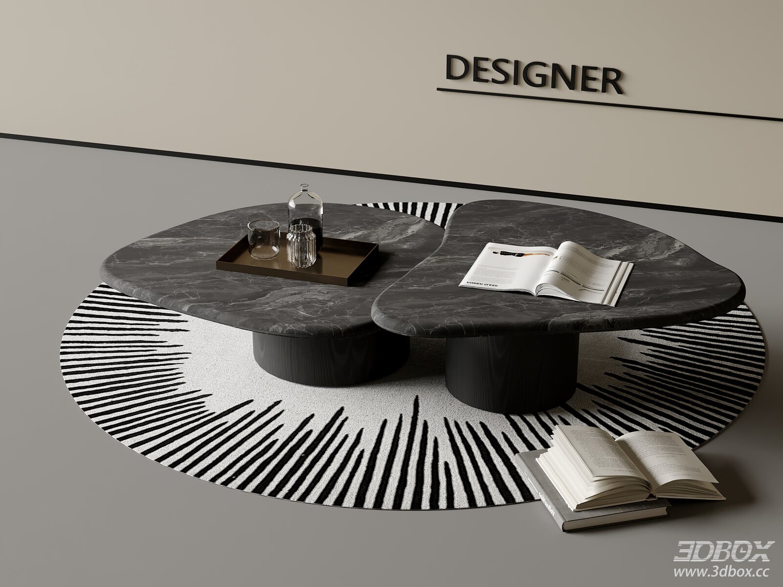 Modern Marble Coffee Table