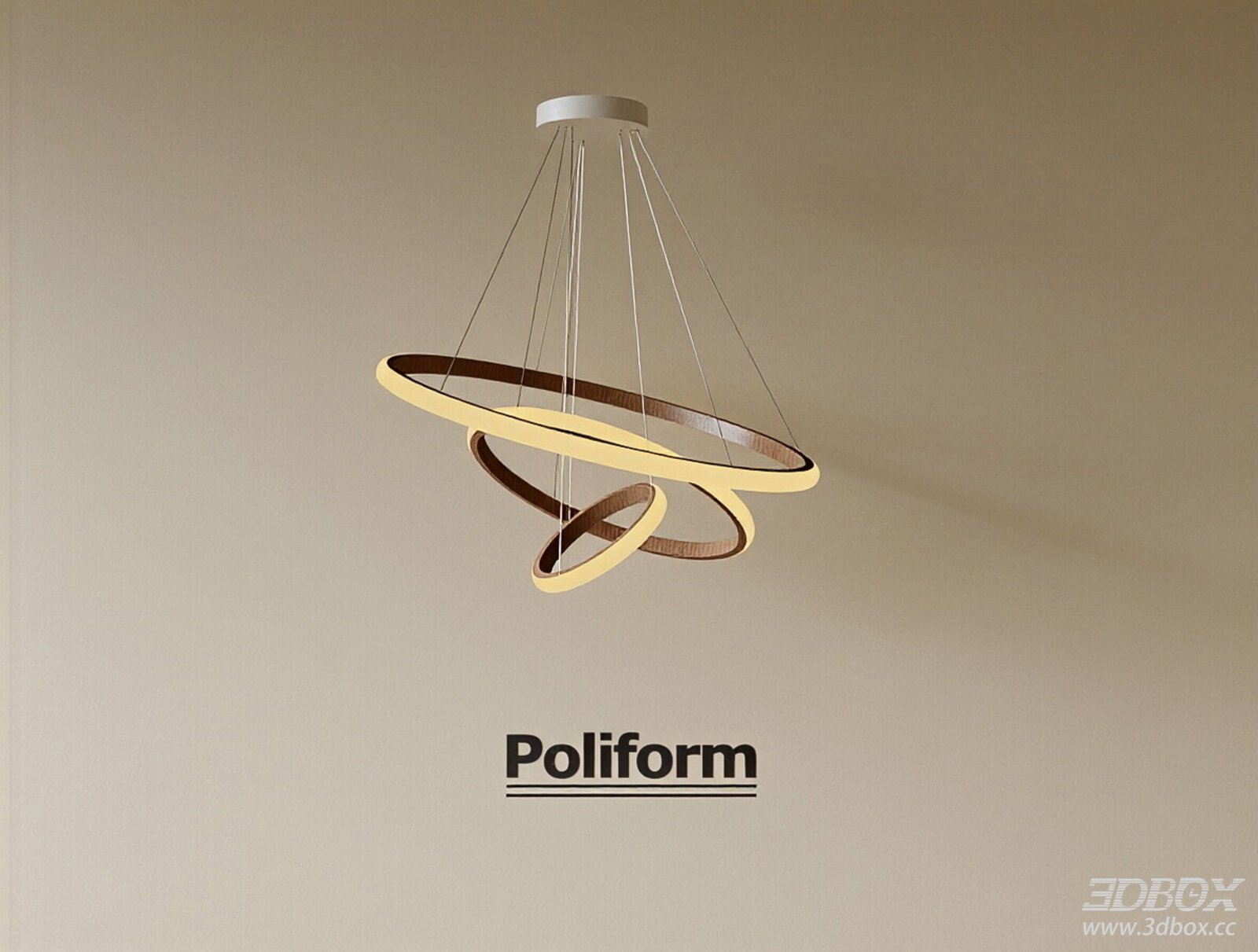 French Mid - century Modern Chandelier