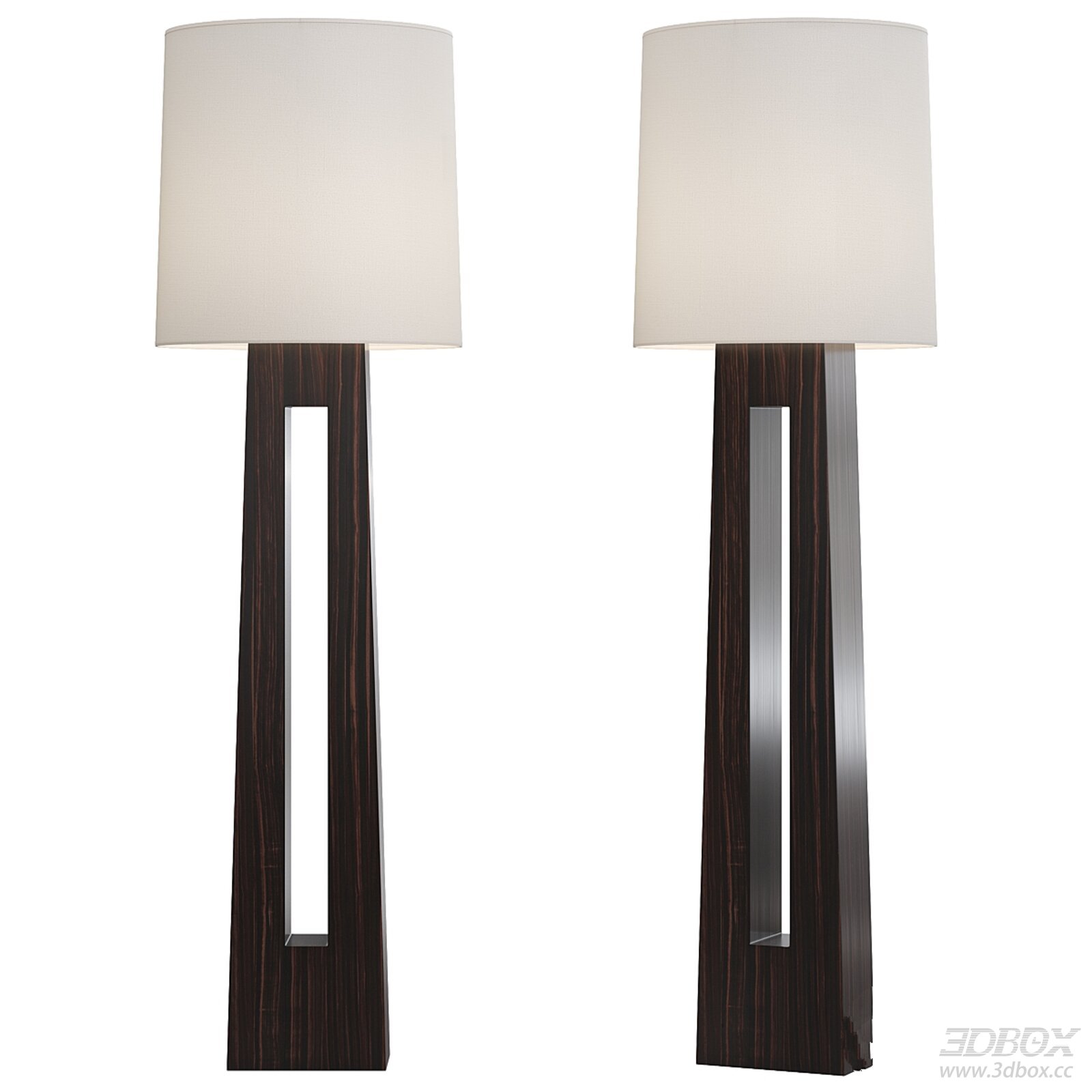 Contemporary Floor Lamps with Wooden Bases