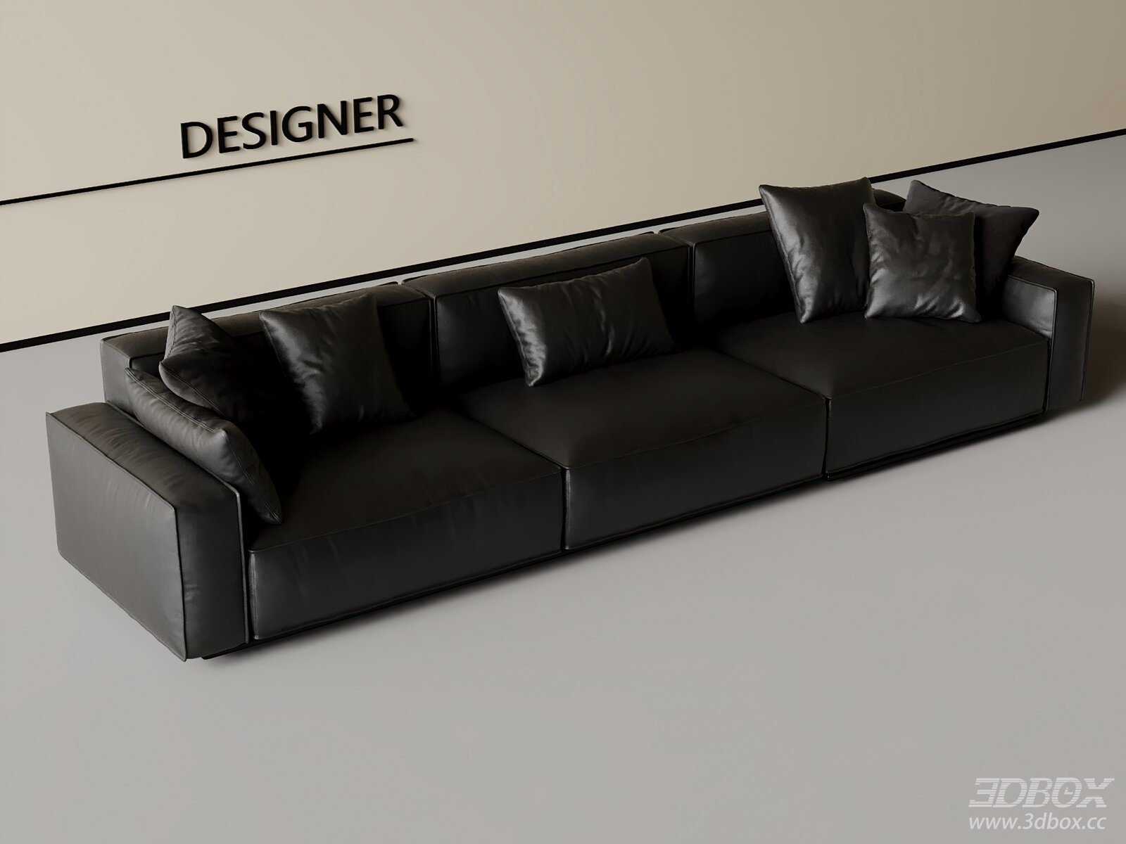 Modern Leather Sofa Set