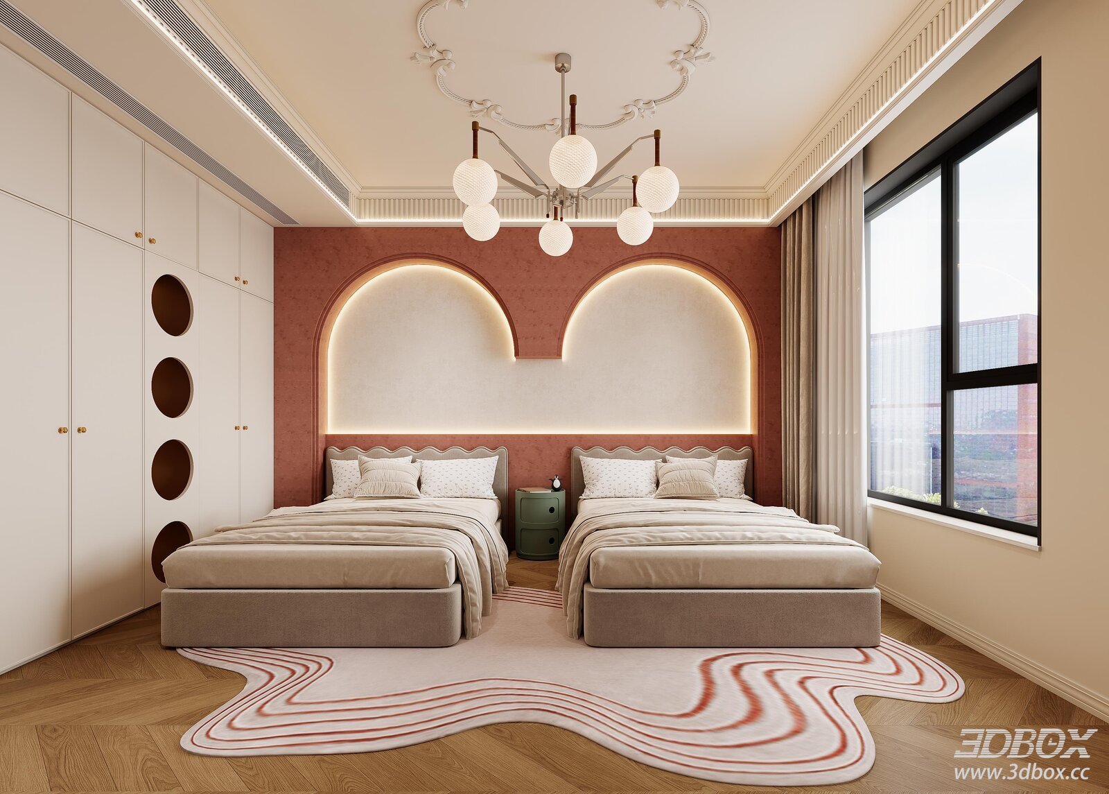 French - style Girls Bedroom