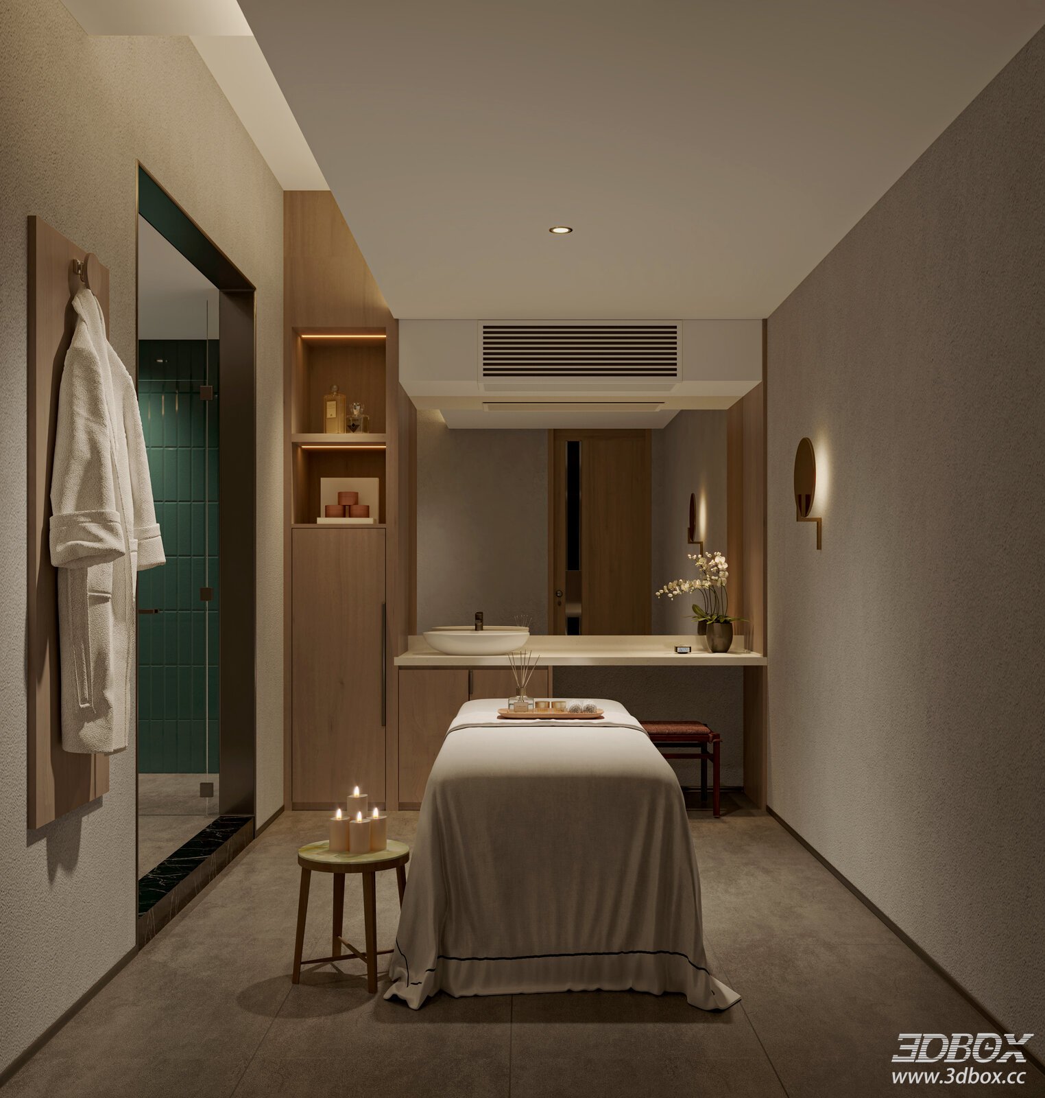 Modern Spa Treatment Room