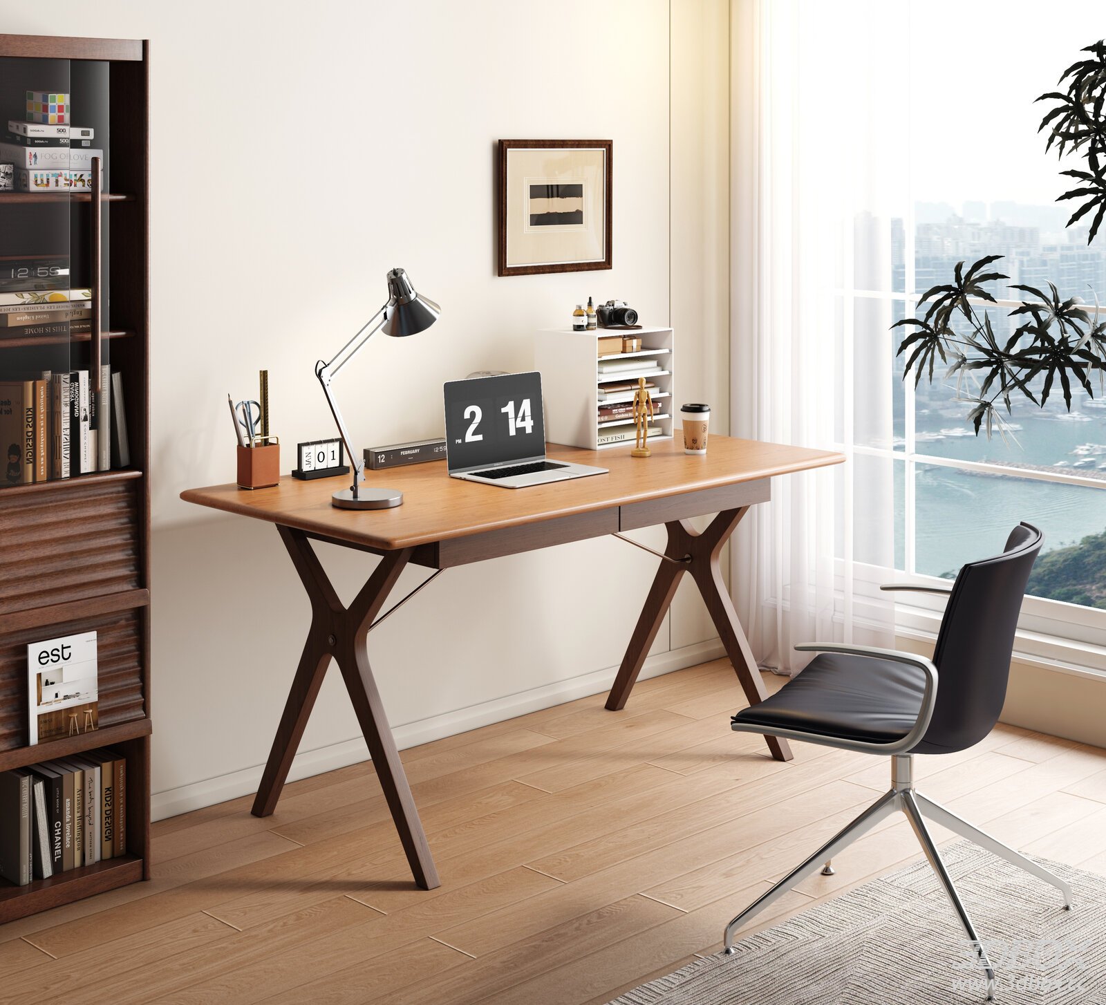 Modern - Retro Desk and Chair Set