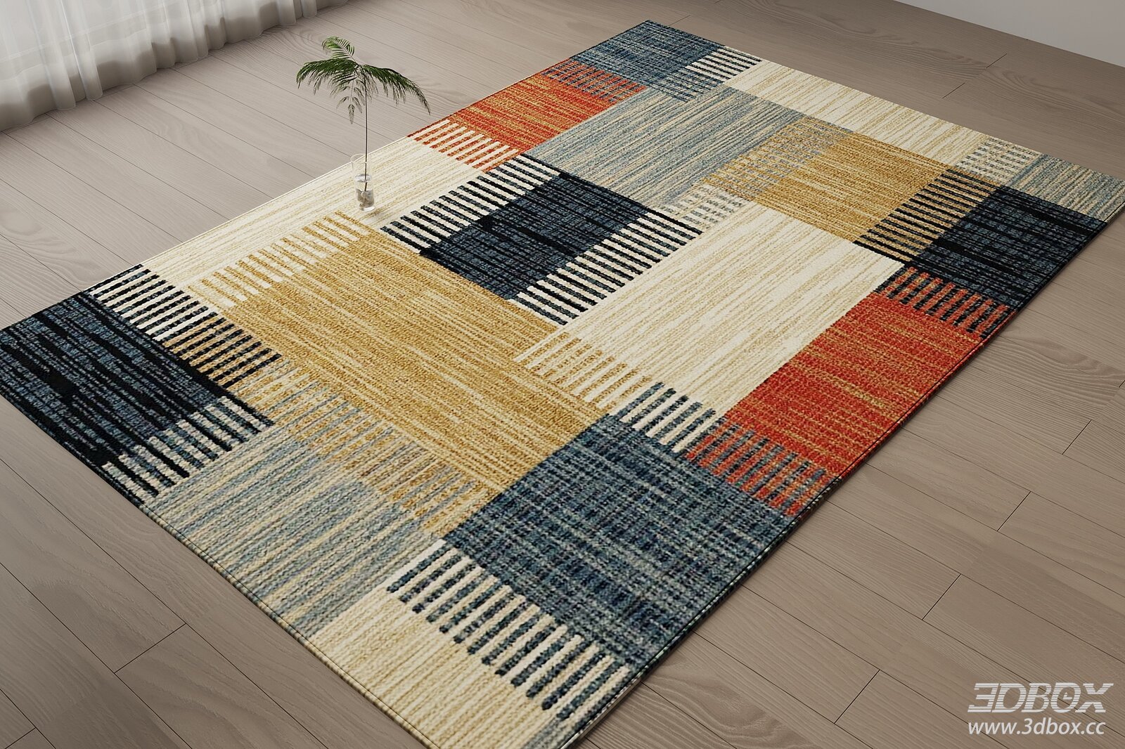 French Mid - Century Style Rug