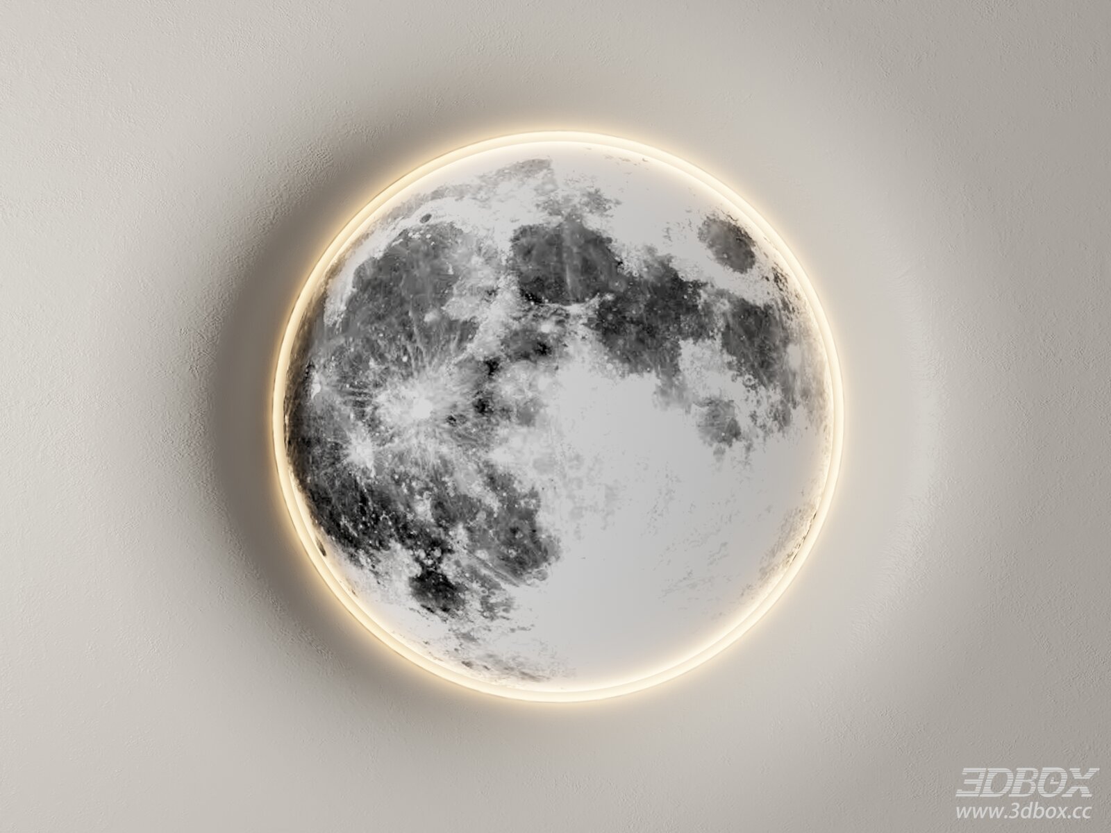 Modern Moon - shaped Wall Light