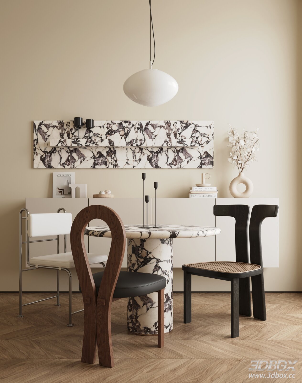 Wabi - Sabi Style Dining Room