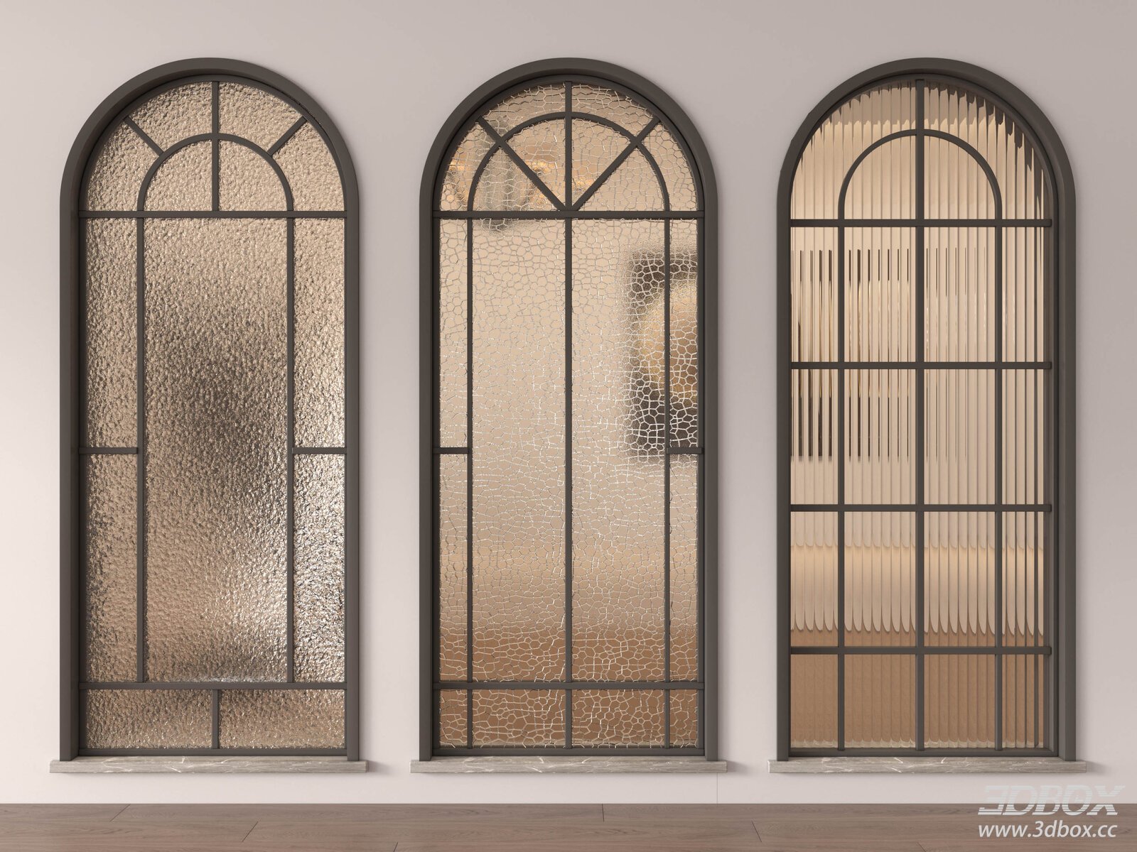 French - style Arched Glass Dividers