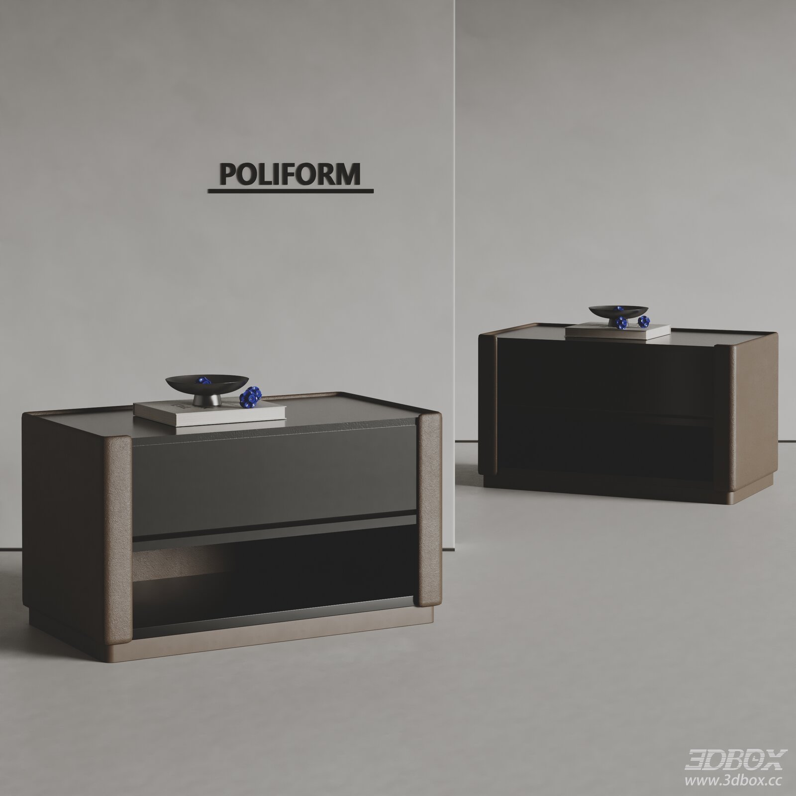 Modern Nightstand by Poliform